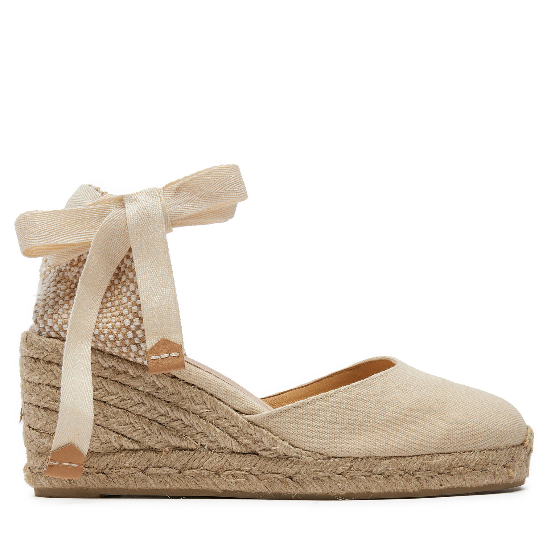 Espadrilky Castañer Carina/6/001 020964 Biela