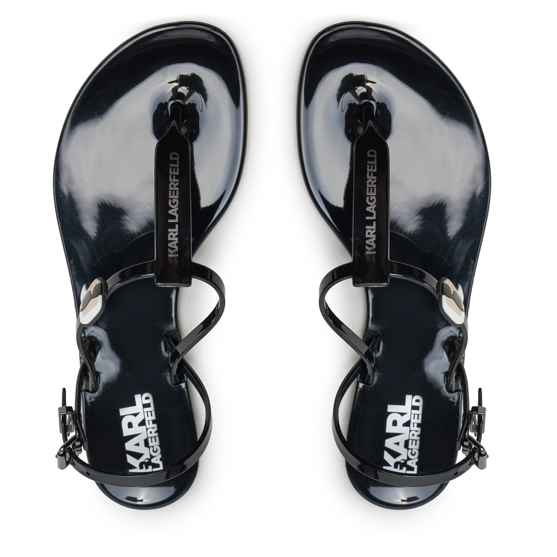 Sandale KARL LAGERFELD KL80002N Crna