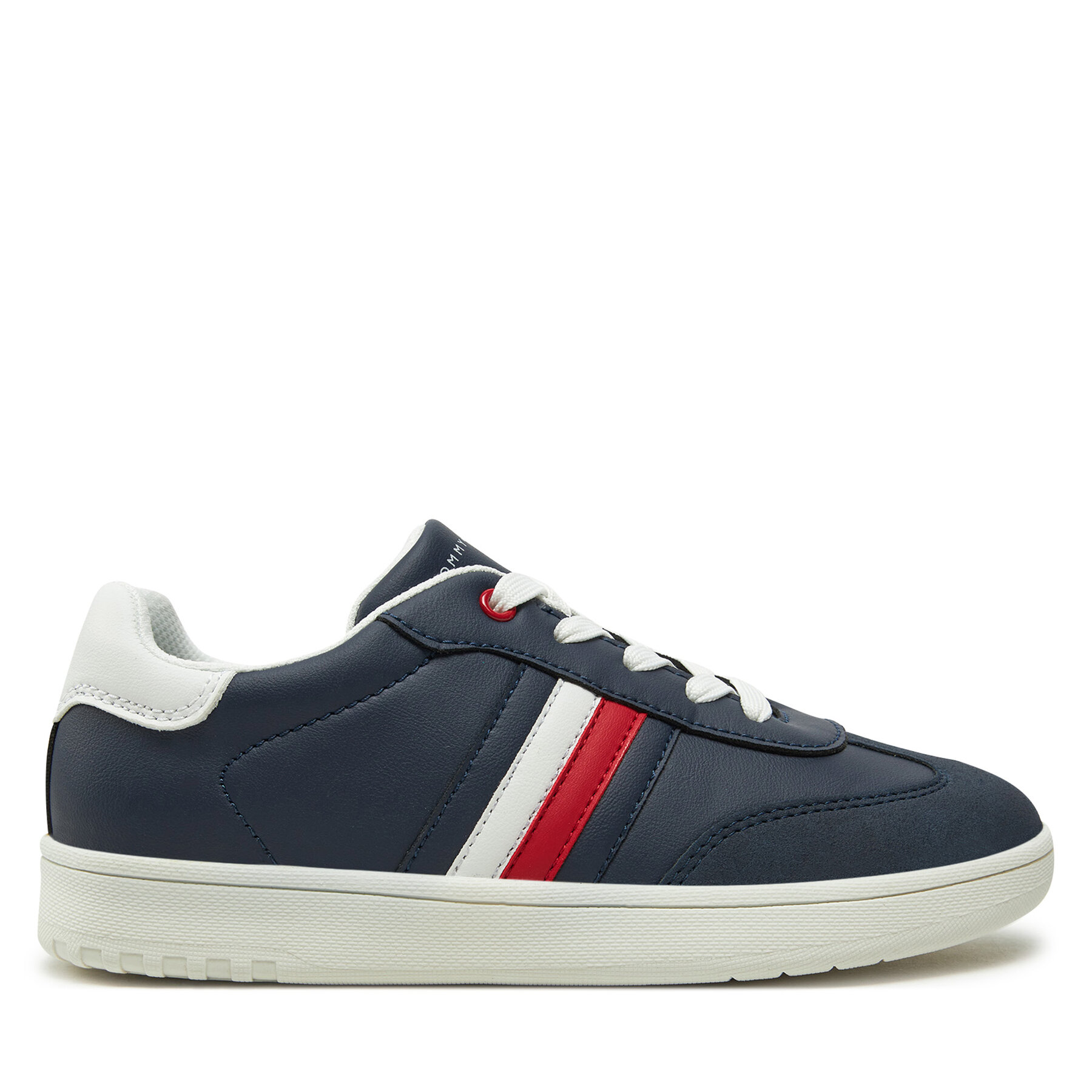 Sneakersy Tommy Hilfiger Stripe Low Cut Lace-Up Sneaker T3X9-33851-1269 S Tmavomodrá