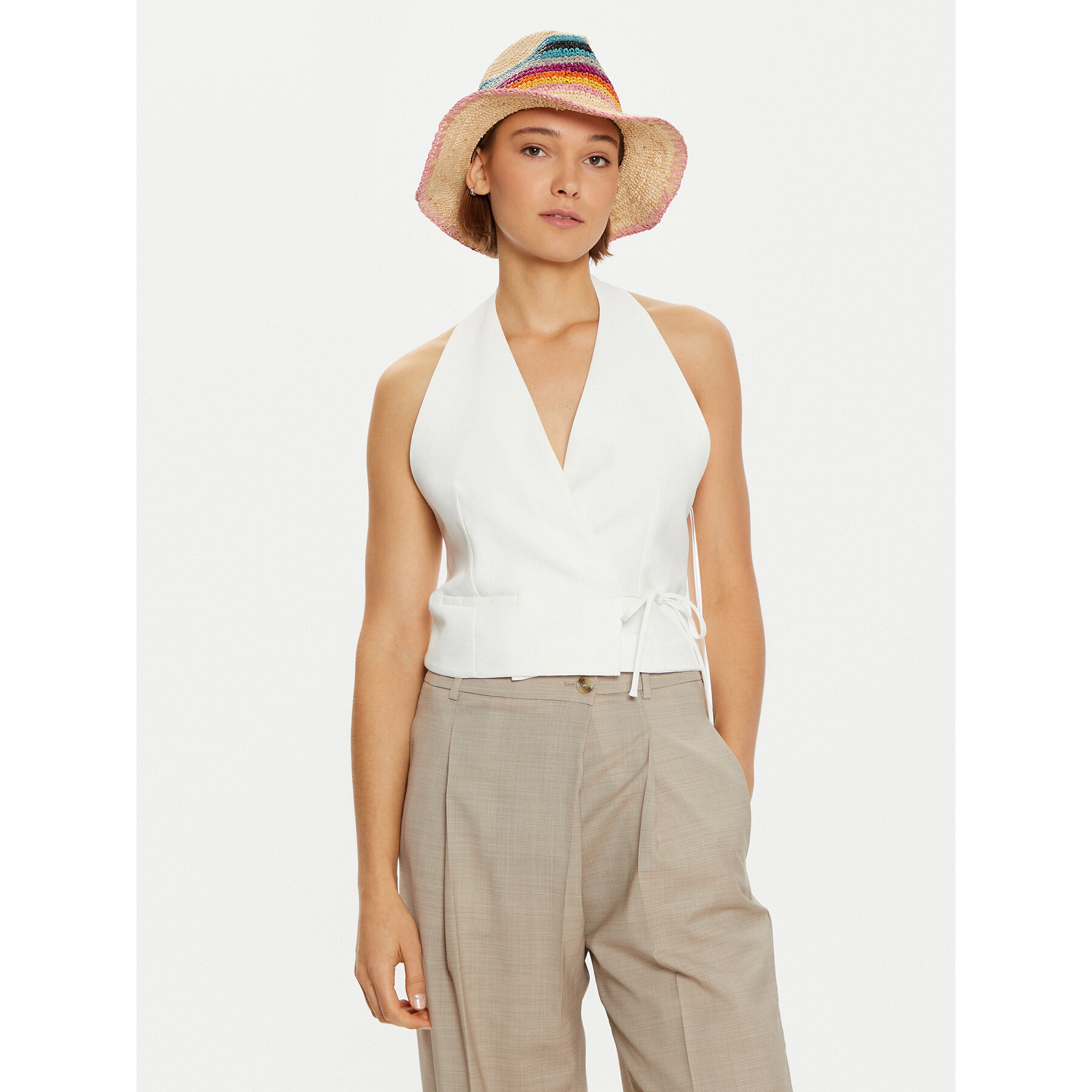 Sombrero Manebi Panama Hat V De color