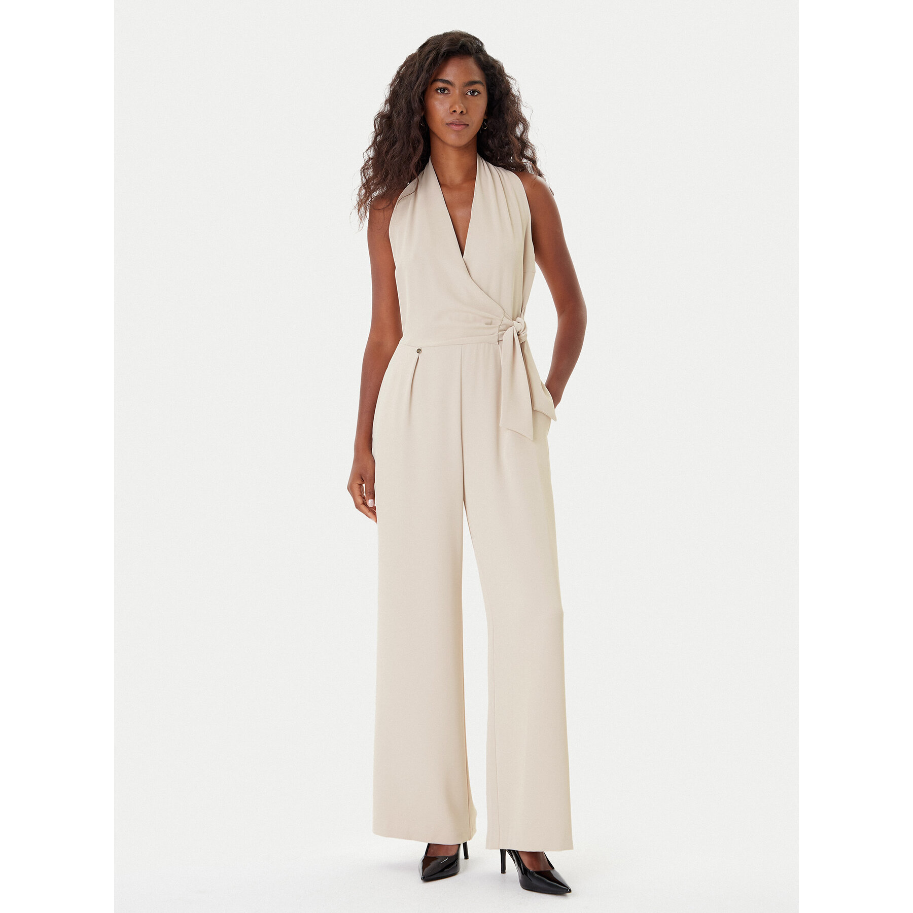 Rinascimento Jumpsuit CFC0126186003 Beige Regular Fit