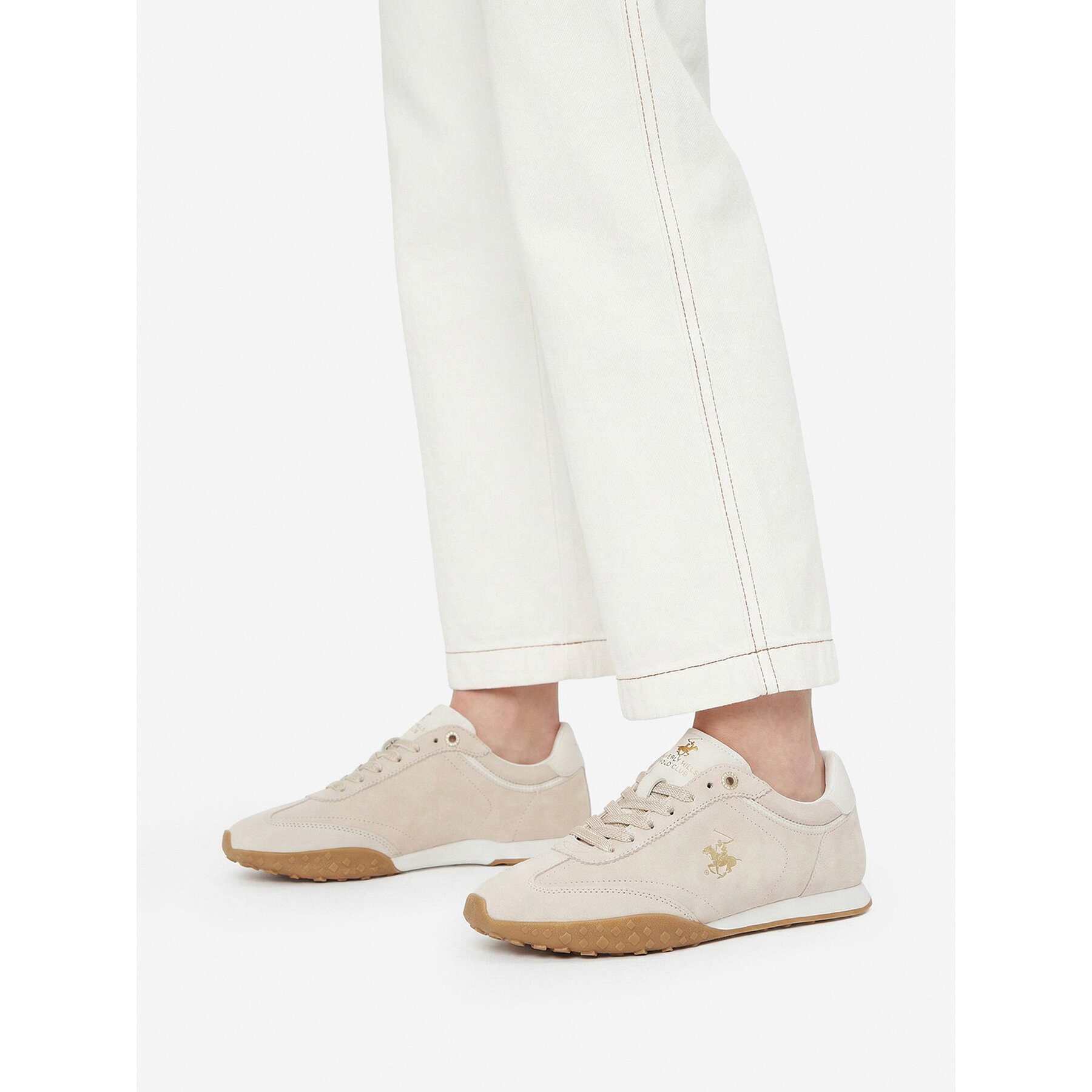 Sneakersy Beverly Hills Polo Club EO-L240044 Béžová