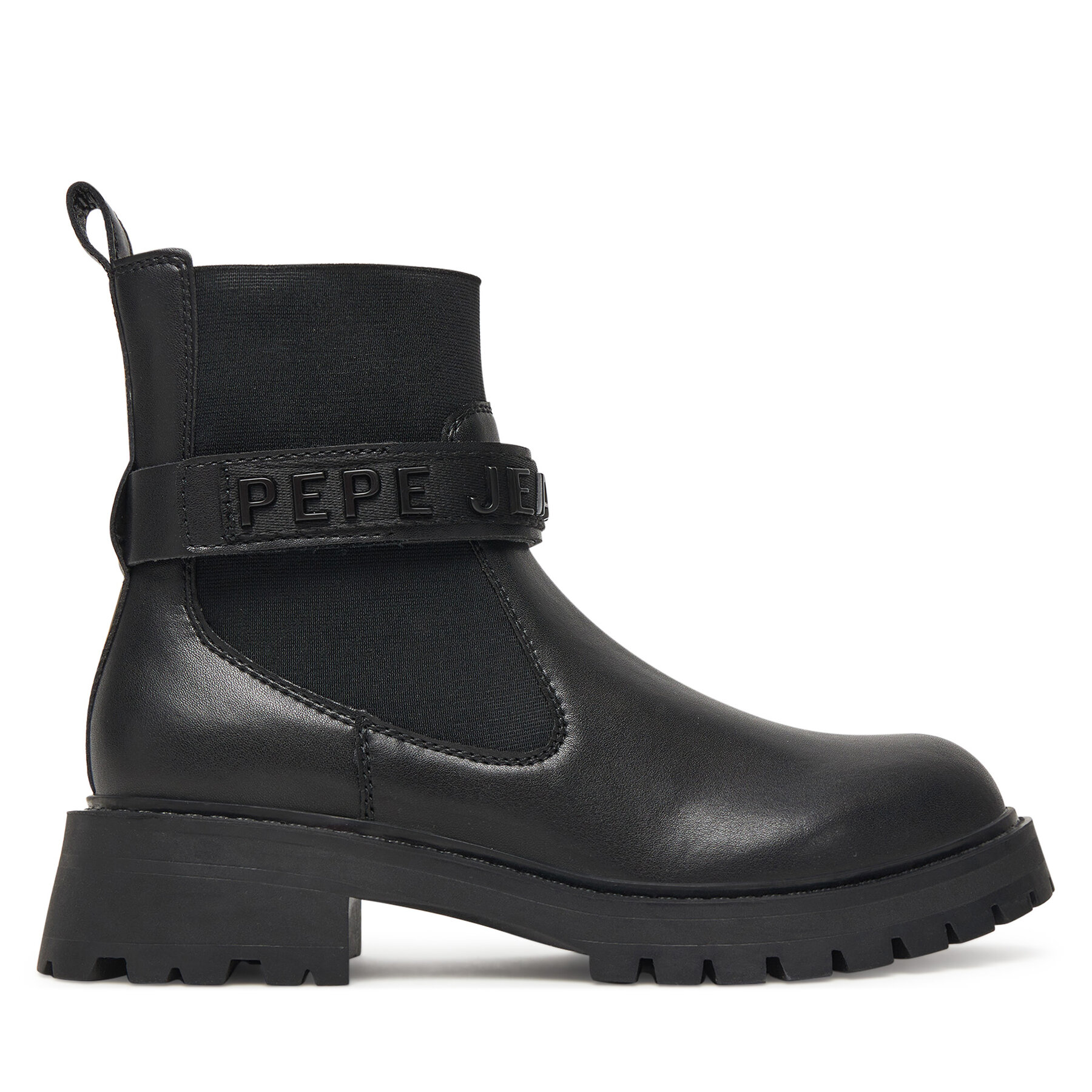 Škornji Pepe Jeans Stacy Glow W PLS500026 Črna