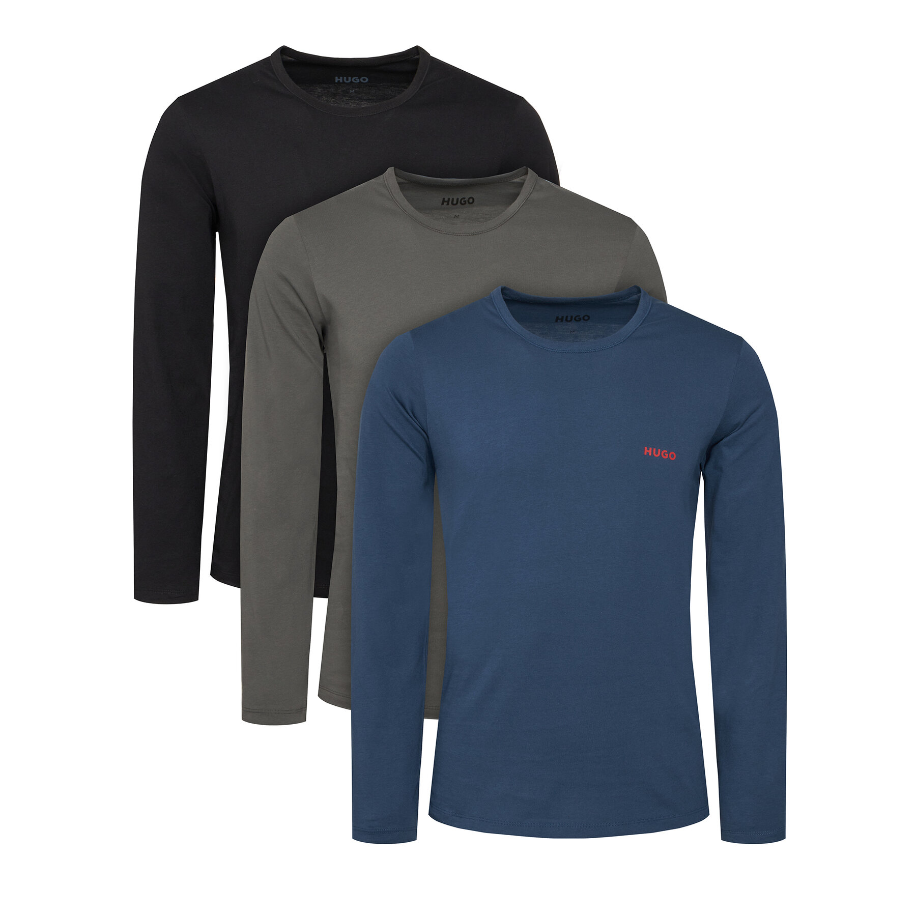 HUGO Langarmshirt-Set 50492631 Bunt Regular Fit