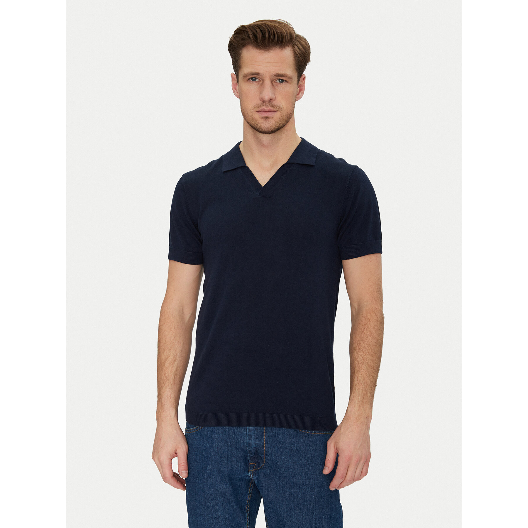 Blend Polo 20718362 Blu scuro Regular Fit