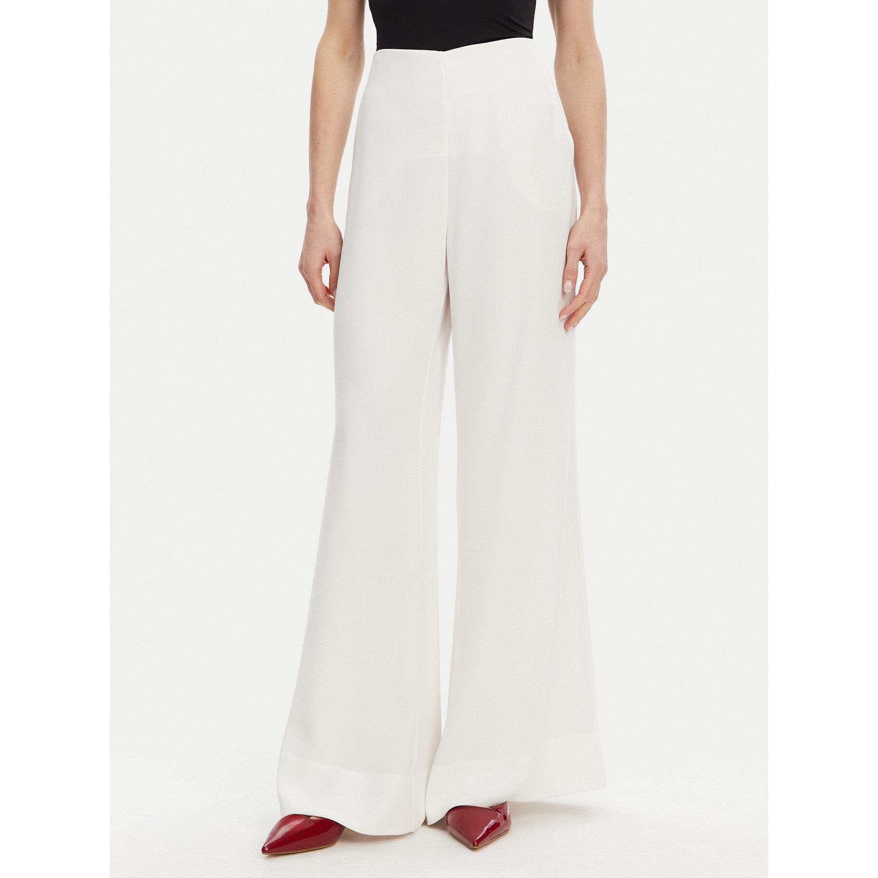 ACCESS FASHION Palazzohose 53-5136-117 Weiß Regular Fit