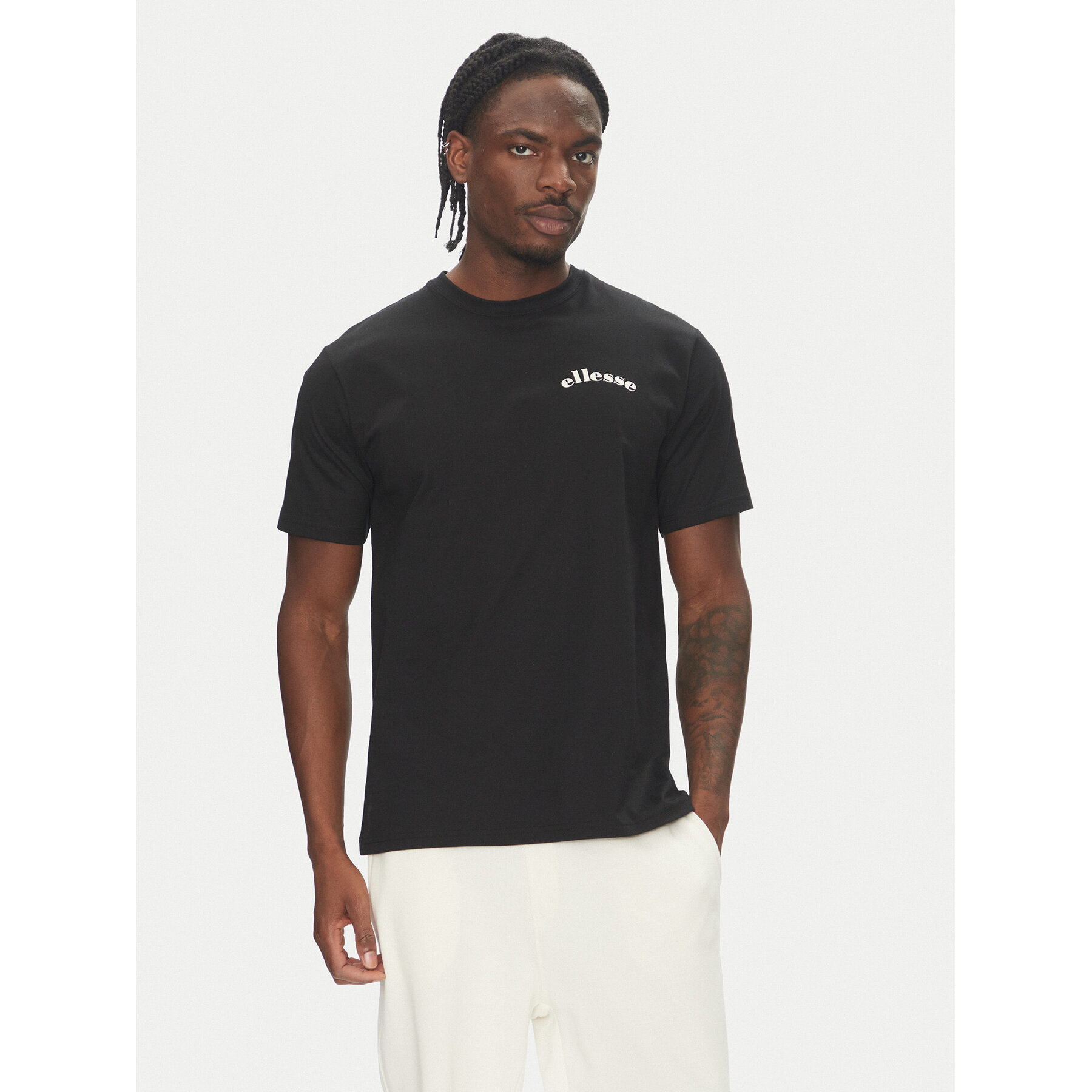 Ellesse T-shirt Courtside SHZ21991 Nero Regular Fit