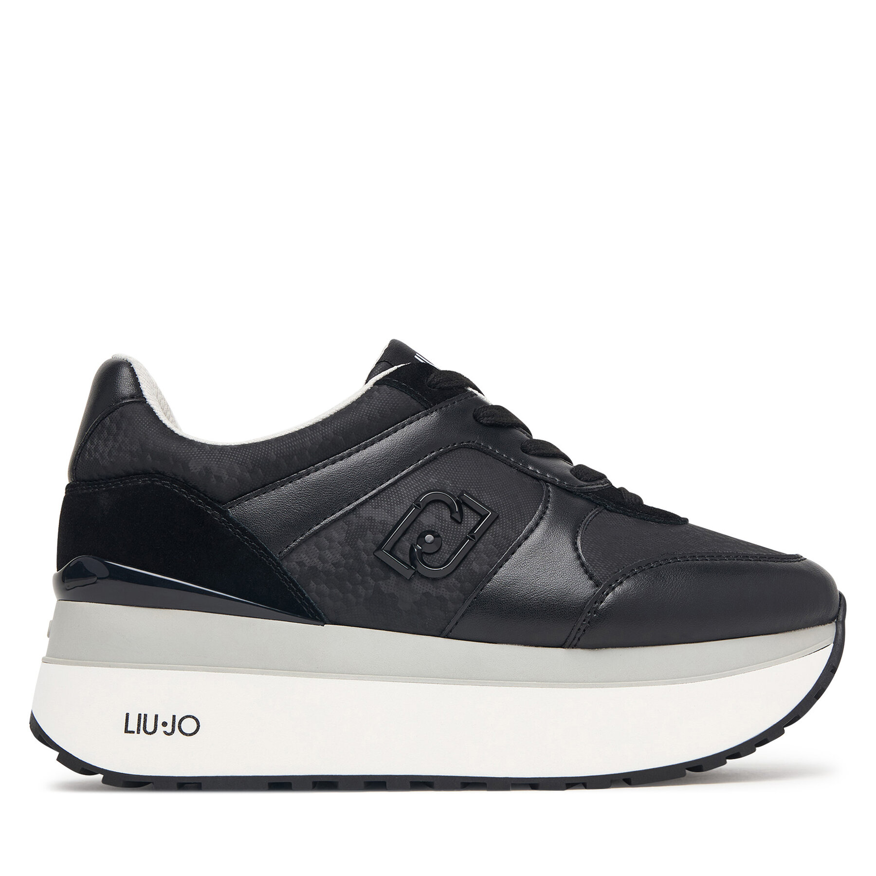 Sneakersy Liu Jo Maxi Wonder Plus 02 Bis BF6011 PX902 Čierna
