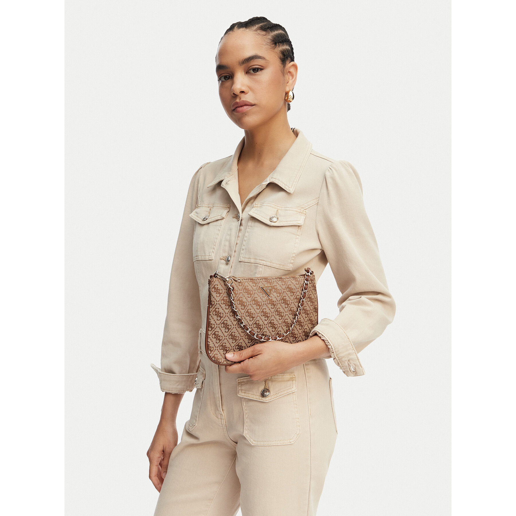 Táska Guess PW7561 P6274 Világosbarna