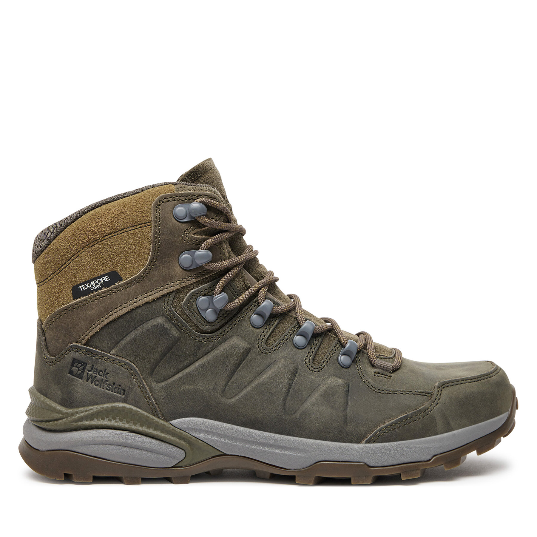 Pārgājienu apavi Jack Wolfskin Refugio Prime Texapore Mid M 4059691 Brūns