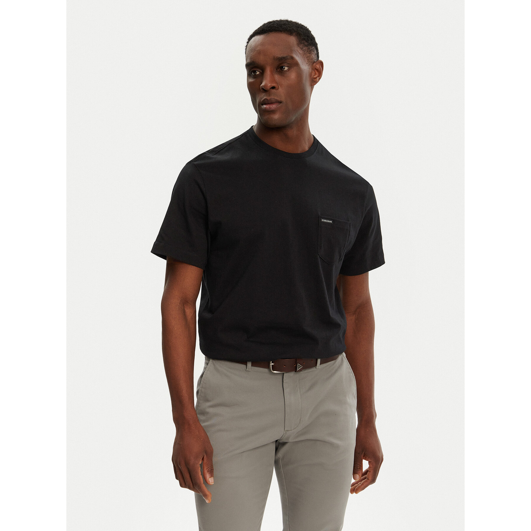 Guess Jeans T-Shirt M5RI74 K8FQ4 Μαύρο Regular Fit