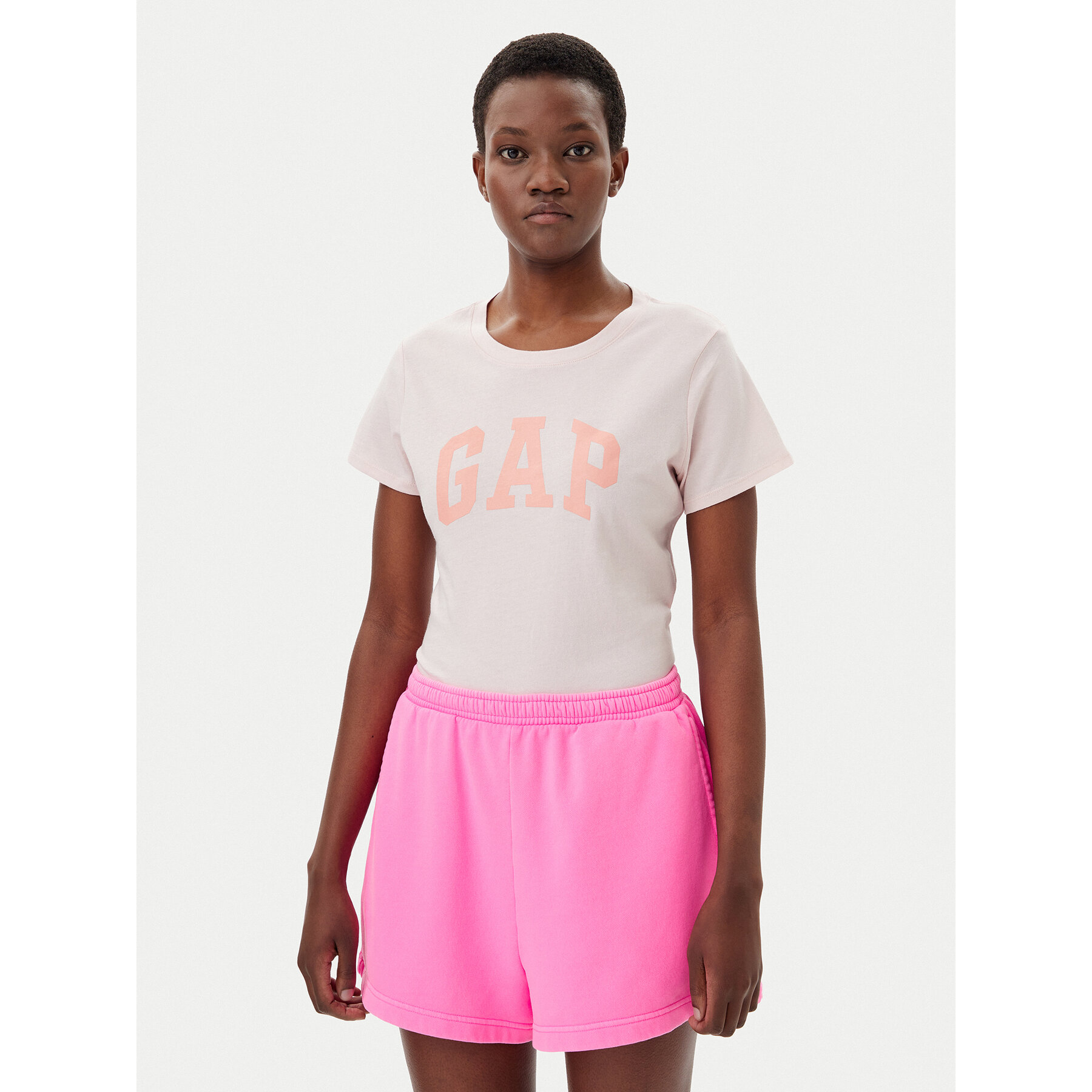 Gap Marškinėliai 729555-01 Rožinė Regular Fit
