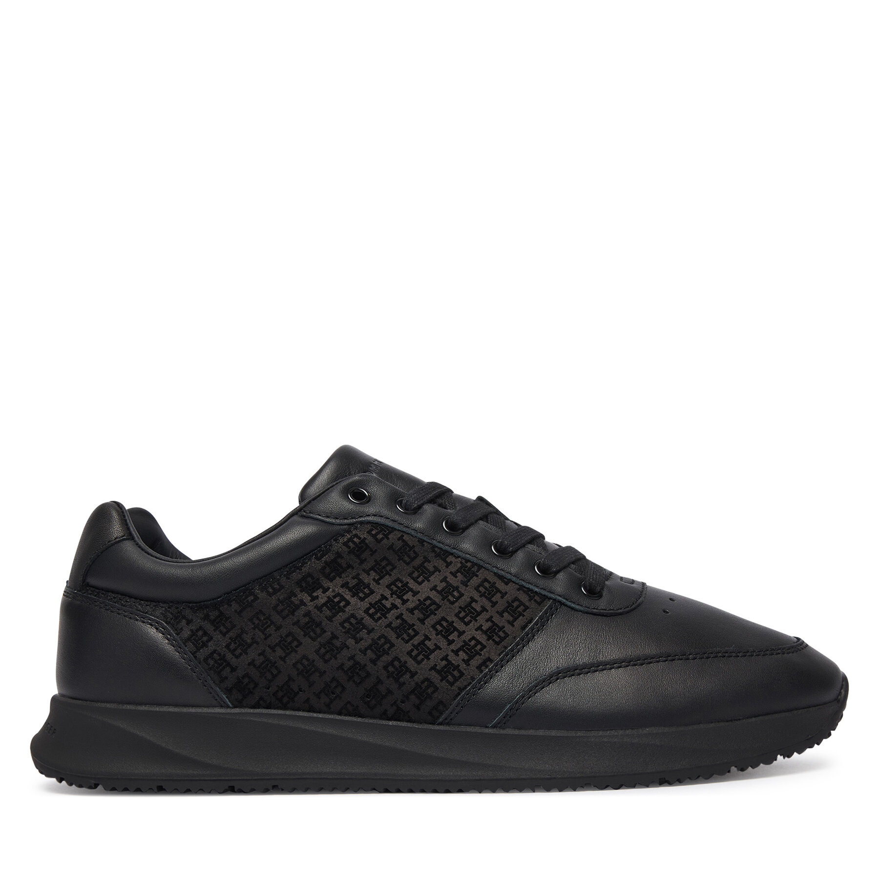 Sneakers Tommy Hilfiger Elevated Th Mono Mix Runner FM0FM06015 Negru