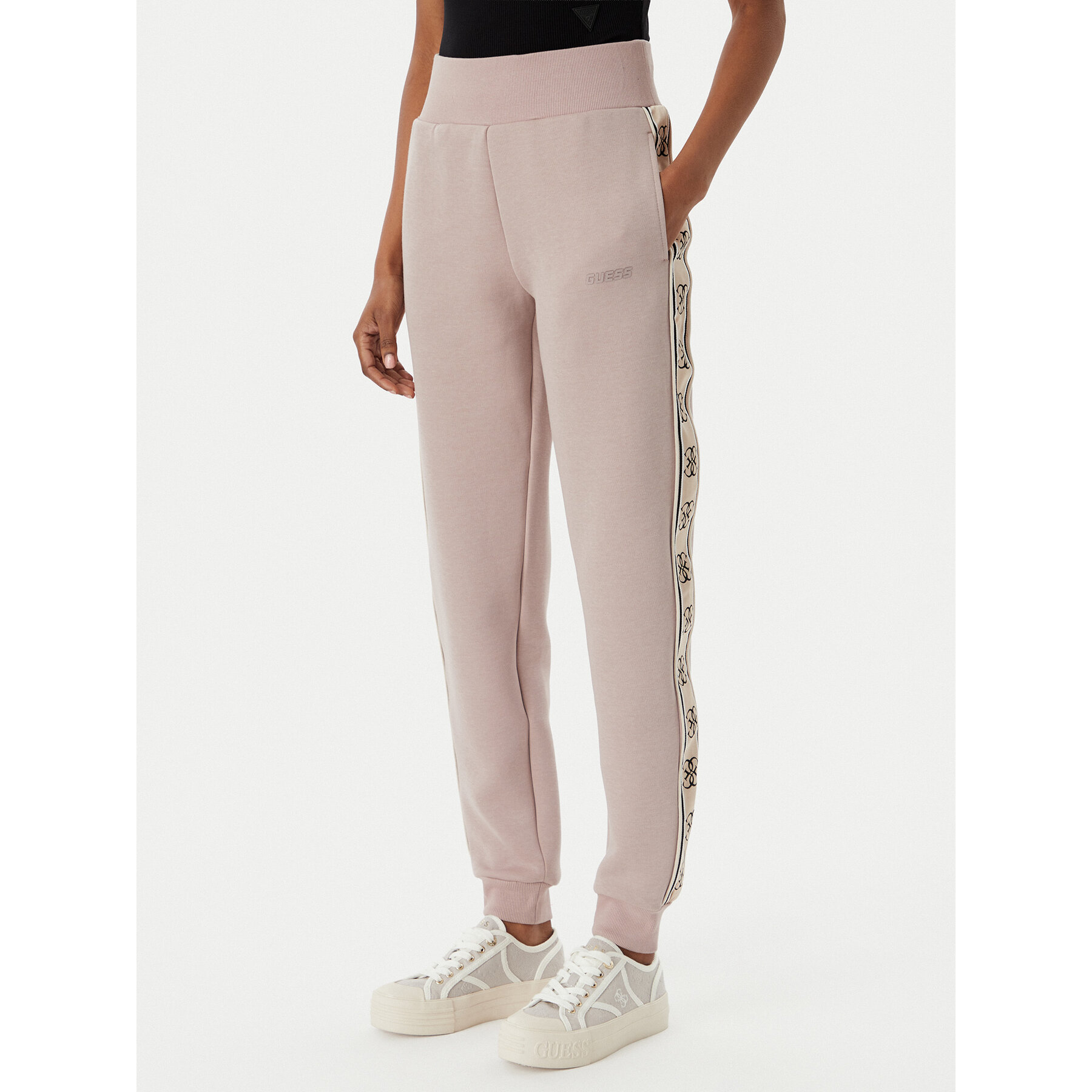 Guess Jogginghose V2YB15 KB3P2 Rosa Regular Fit