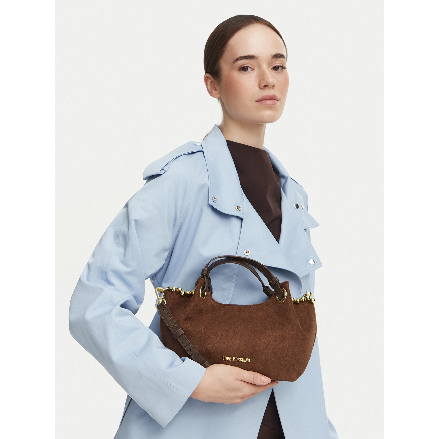Дамска чанта LOVE MOSCHINO JC4221PP0PKF131A Кафяв