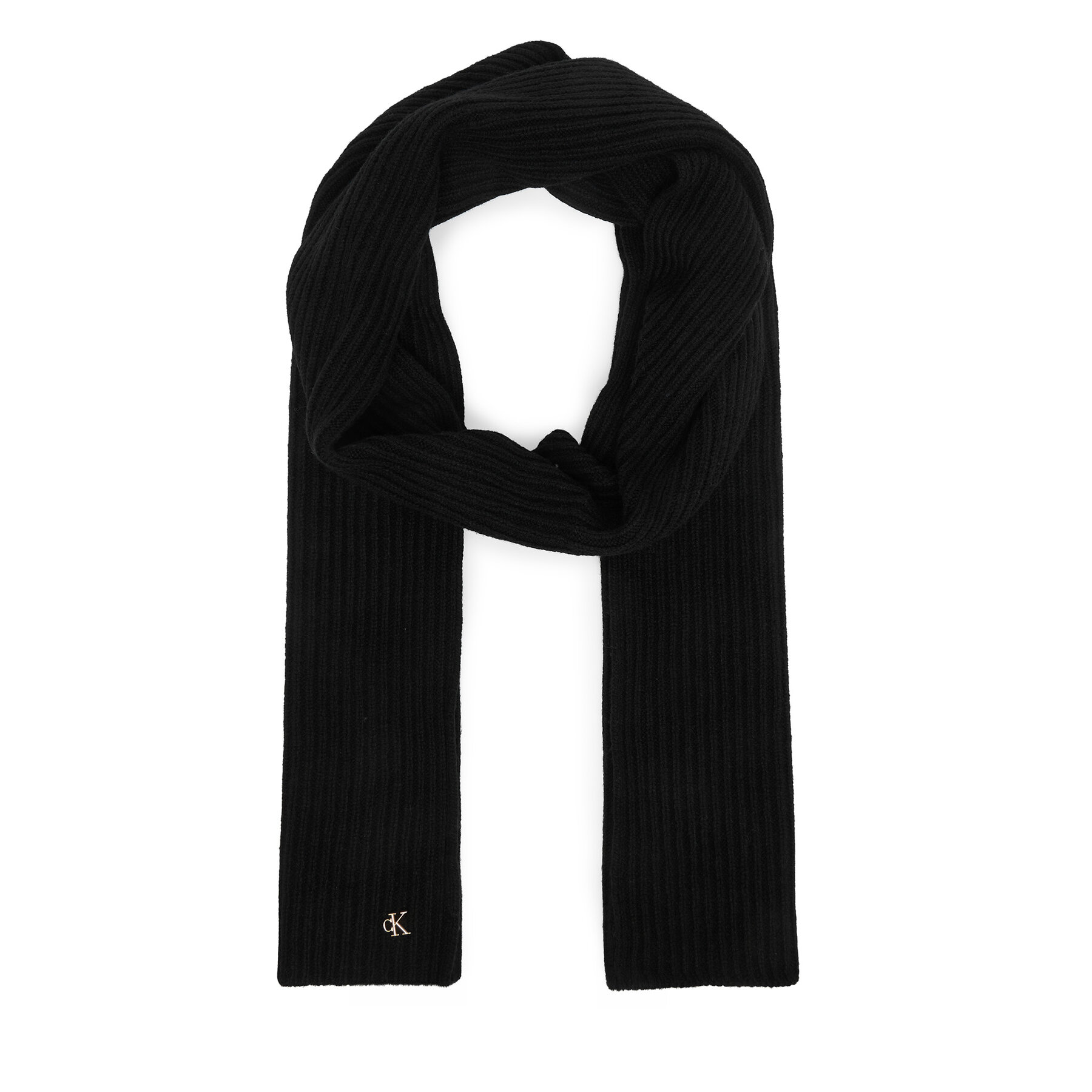 Зимен шал Calvin Klein LV04F8119G Черен