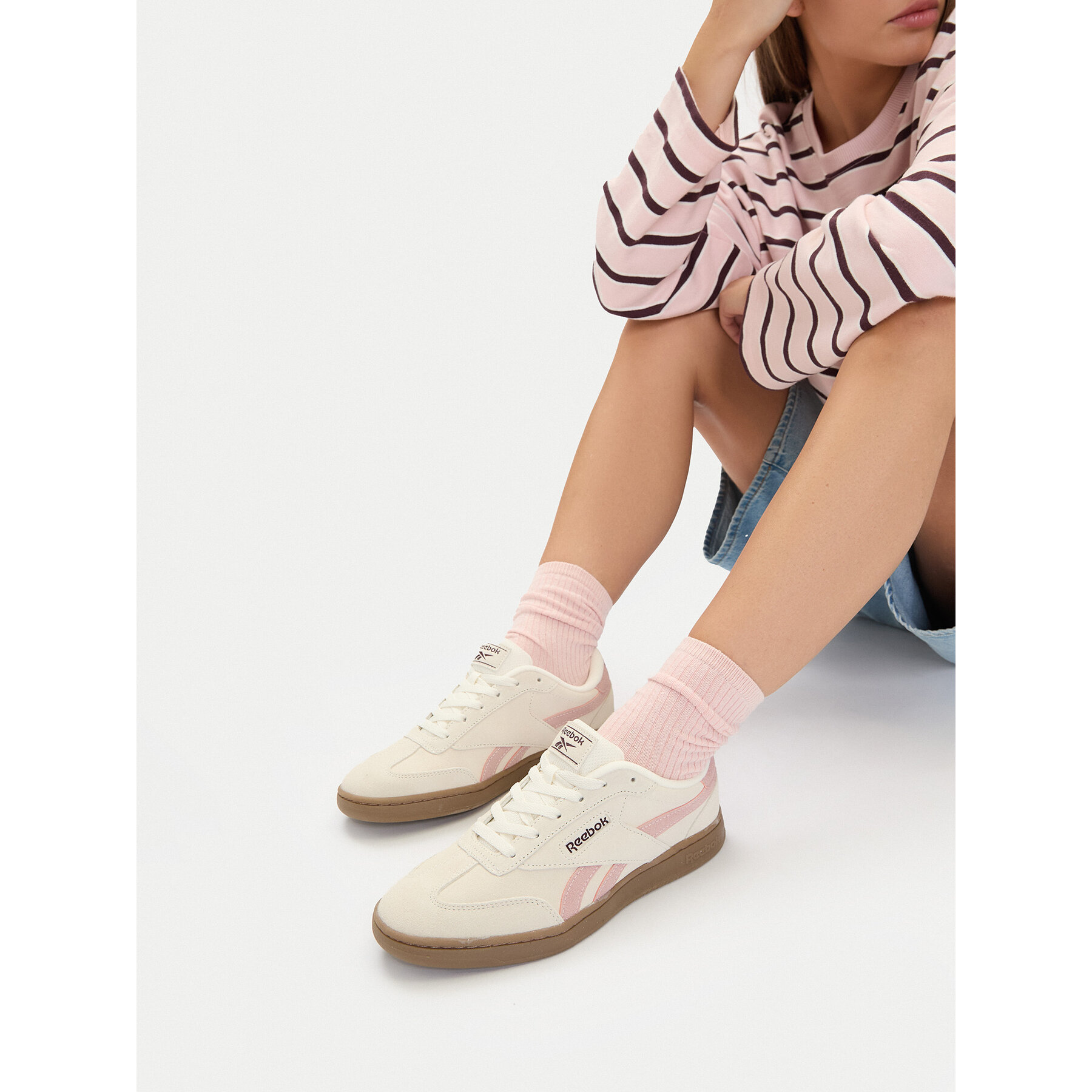 Sneakersy Reebok CEO-FORTE LOUNGER AR30252W-CQR Écru