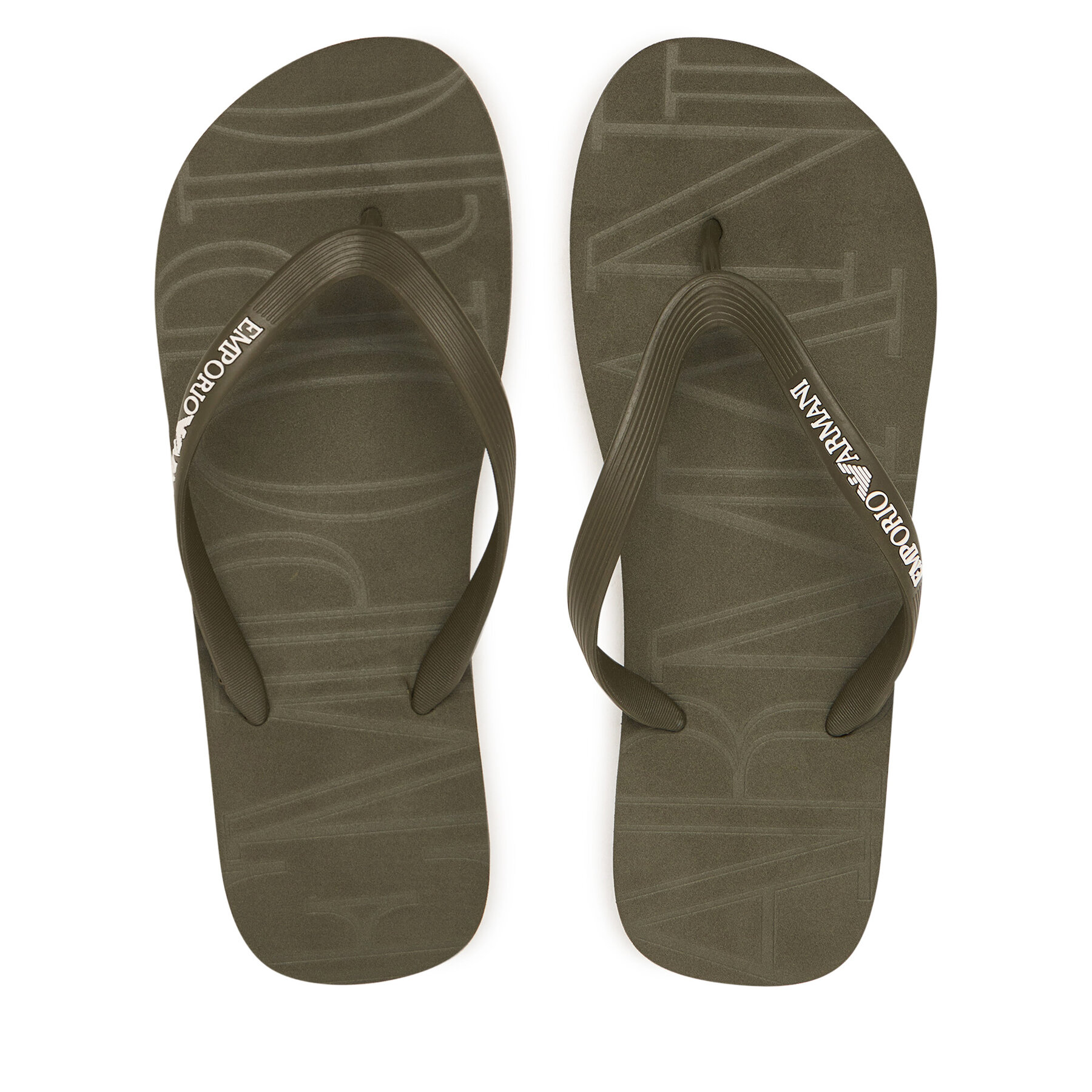 Žabky Emporio Armani EX000041 AF22188 M7170 Tmavo zelená