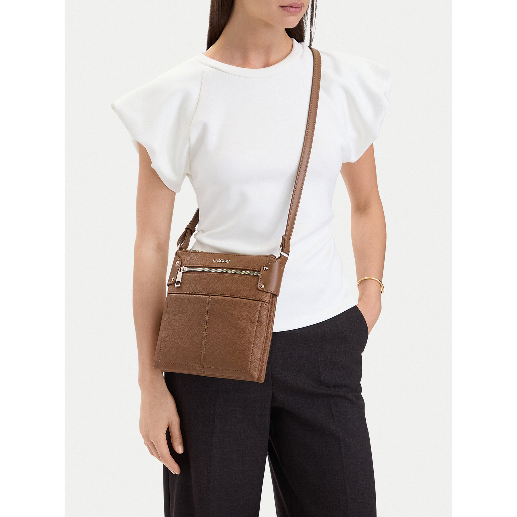 Дамска чанта Lasocki CEO-LSK-X-006-10 Светлокафяв