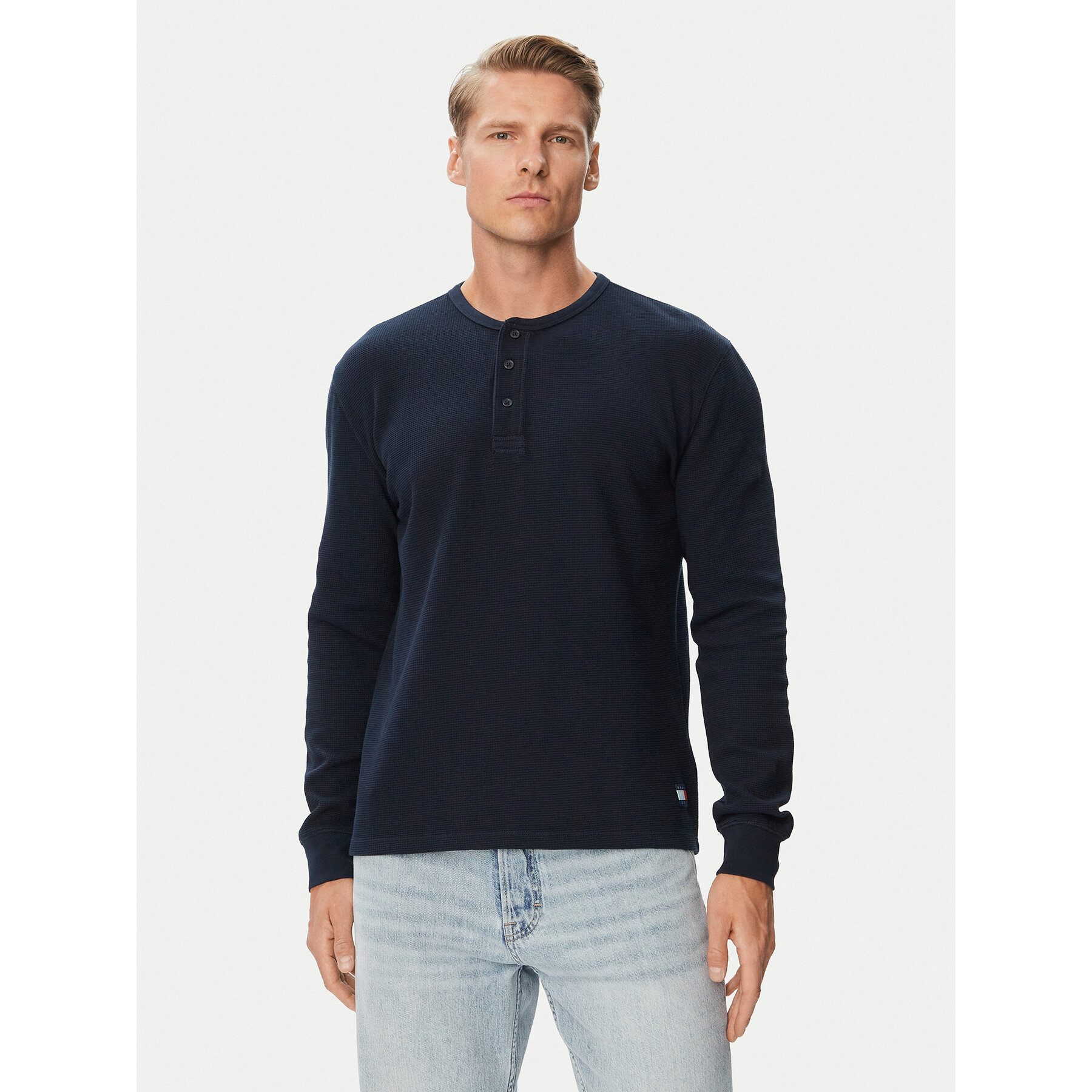 Tommy Jeans Longsleeve DM0DM23549 Dunkelblau Regular Fit