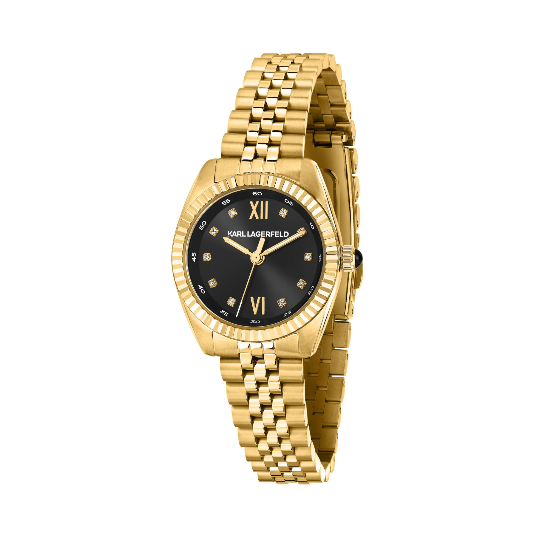 Hodinky KARL LAGERFELD R0553109502 Zlatá