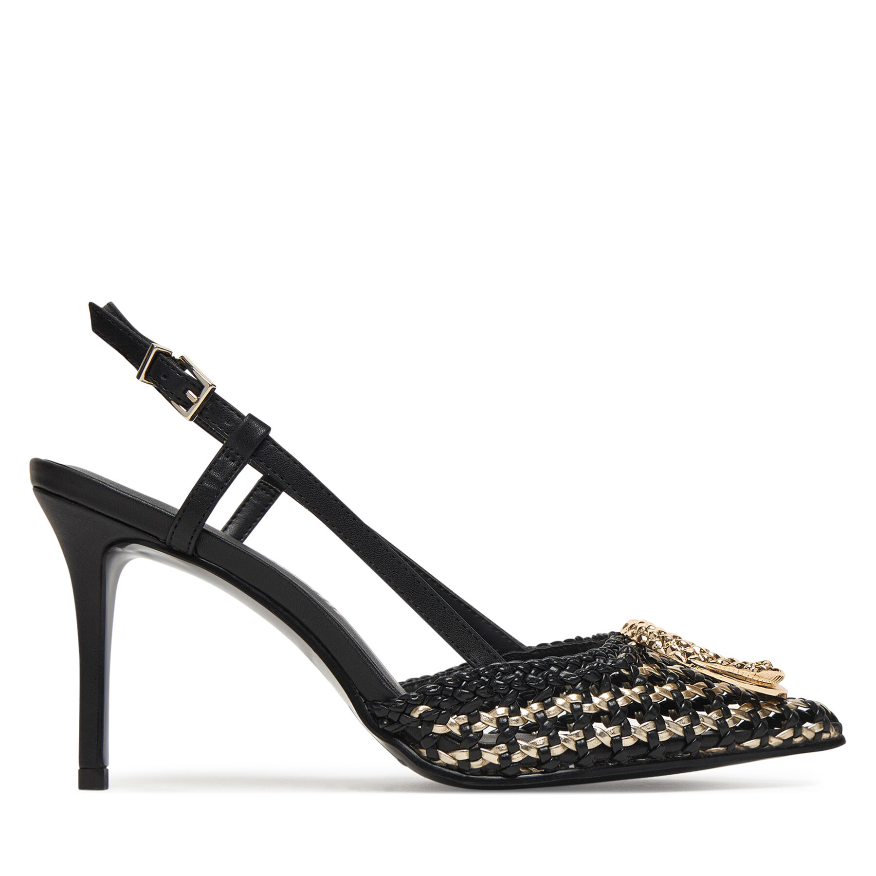 Pantofi cu toc subțire Just Cavalli 80RA3S14 ZSE38 Negru