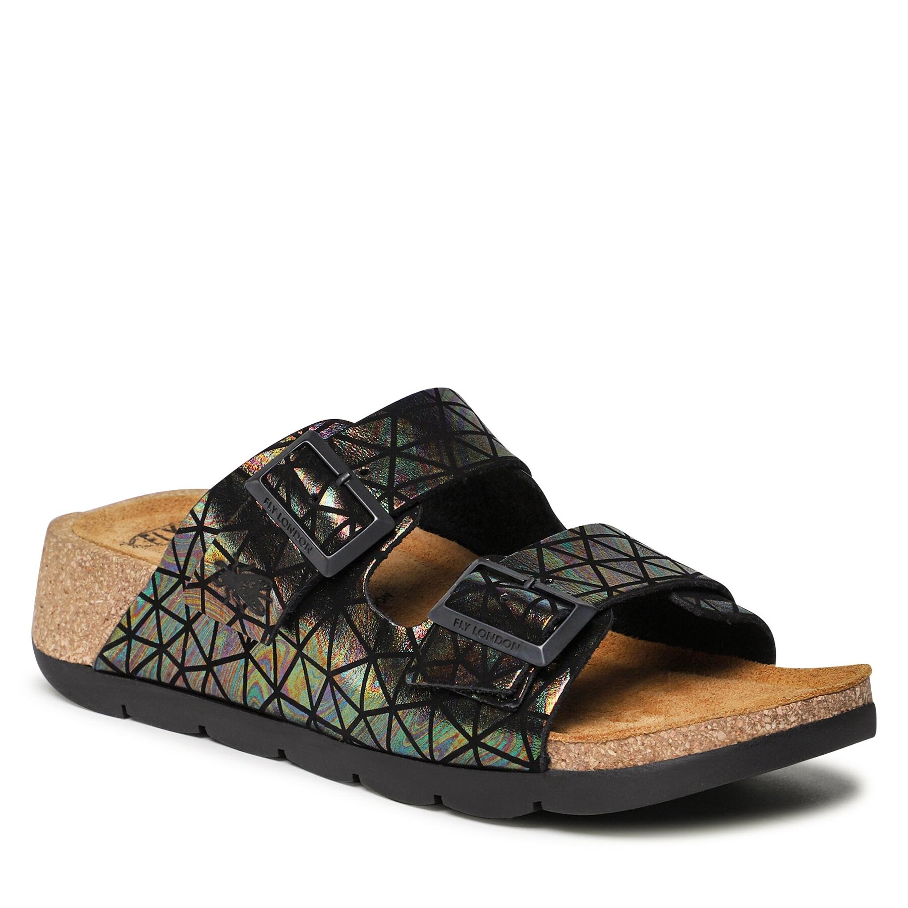 Sandale Fly London Cajafly v Black Petrol epantofi.ro imagine noua