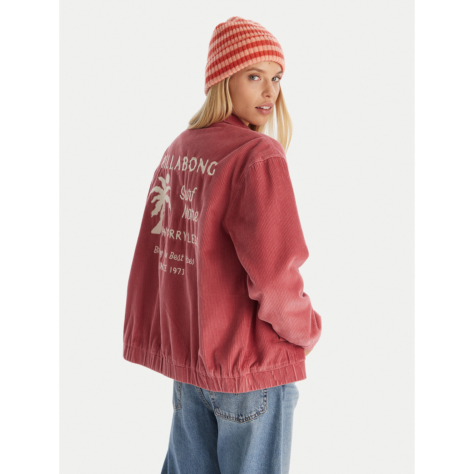 Billabong Übergangsjacke Chill Time EBJJK00174 Rosa Regular Fit