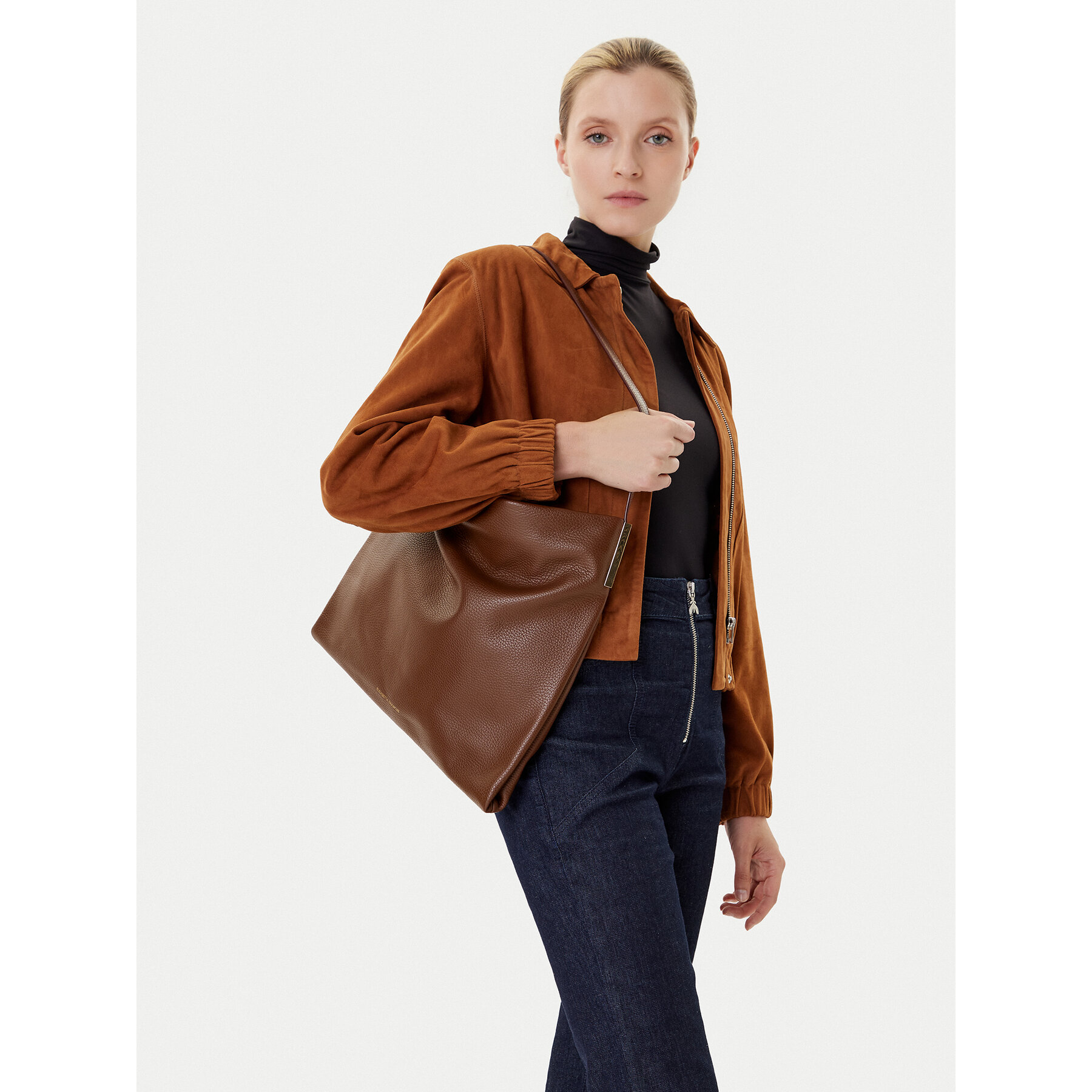 Geantă Elisabetta Franchi BS-47N-56E2-V650 Maro