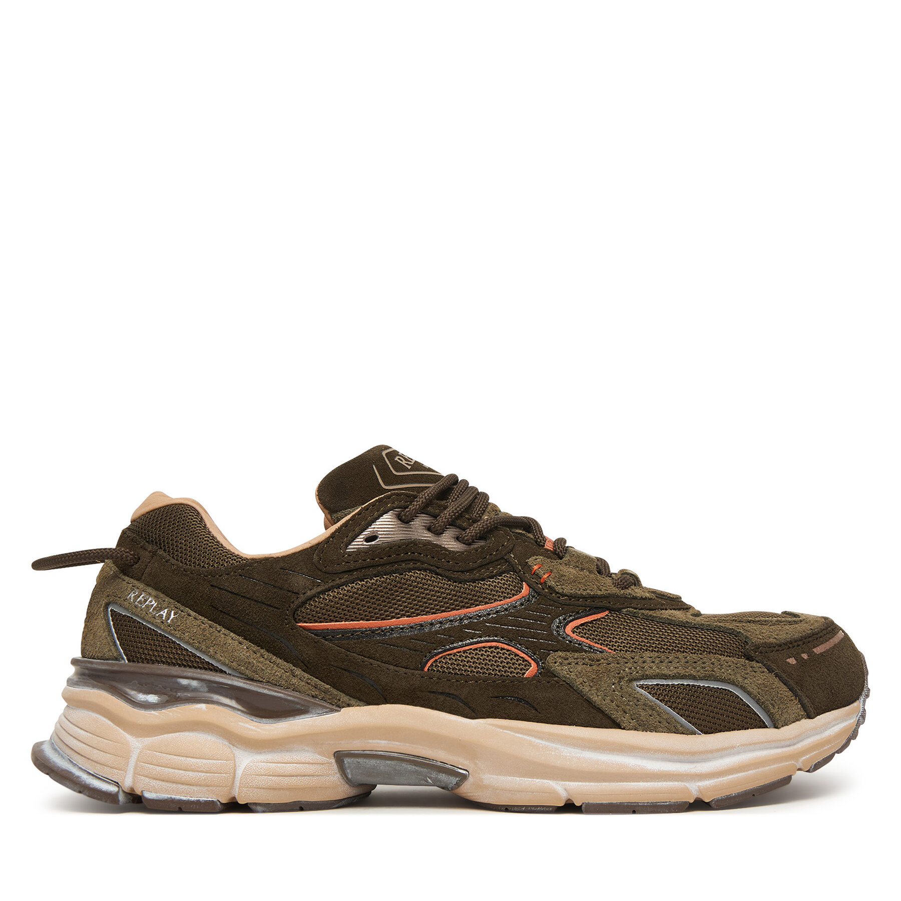 Tenisice REPLAY GMSD5.000.C0200T Kaki