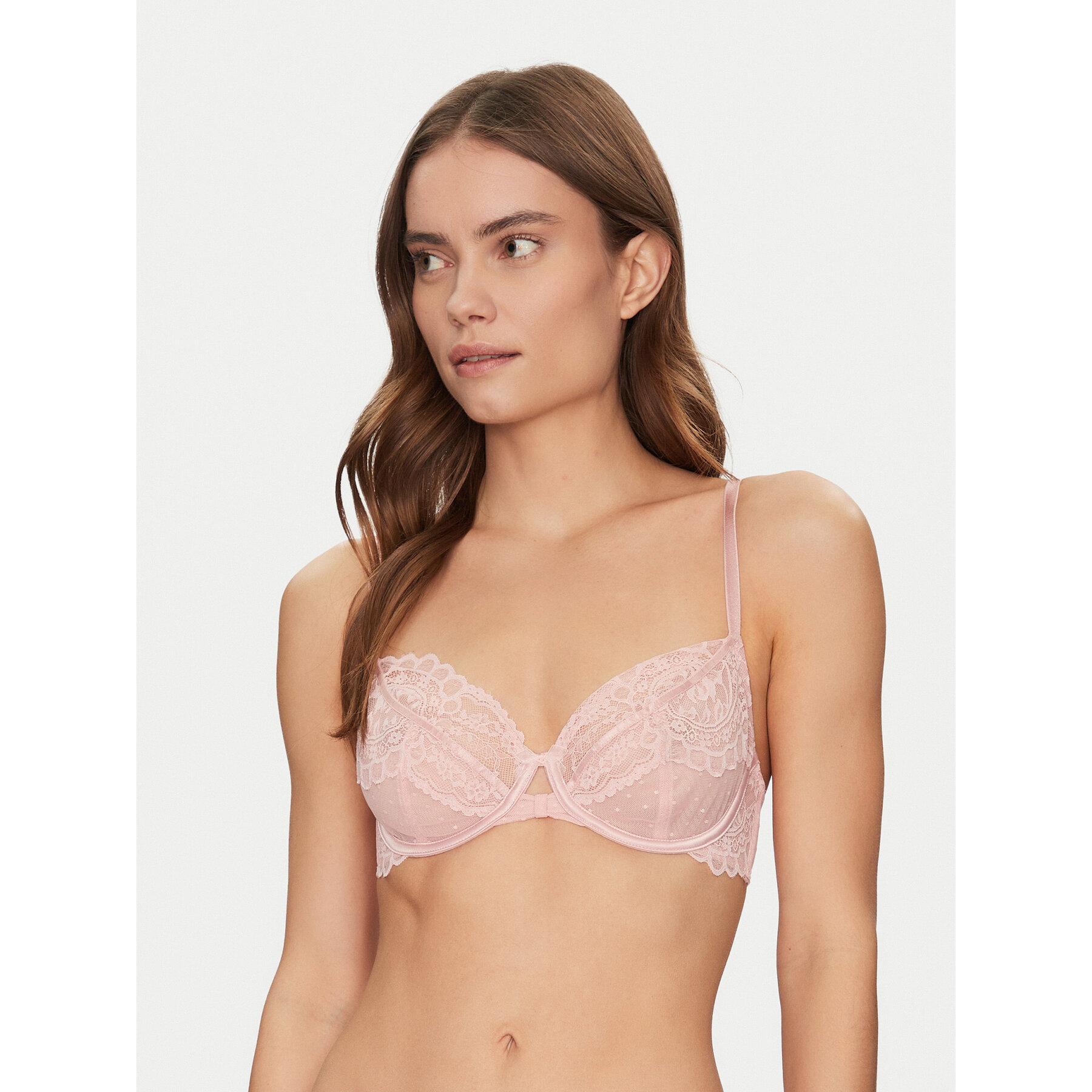 Hunkemöller Hunkemöller Σουτιέν με μπανέλα Juliette 302159 Ροζ