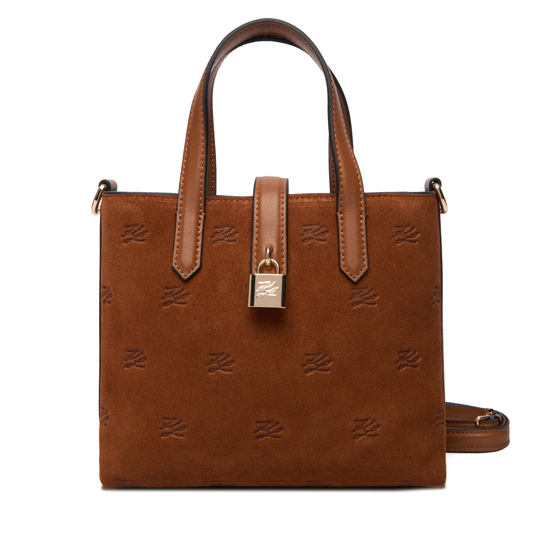 Дамска чанта KARL LAGERFELD B1W30104 Кафяв