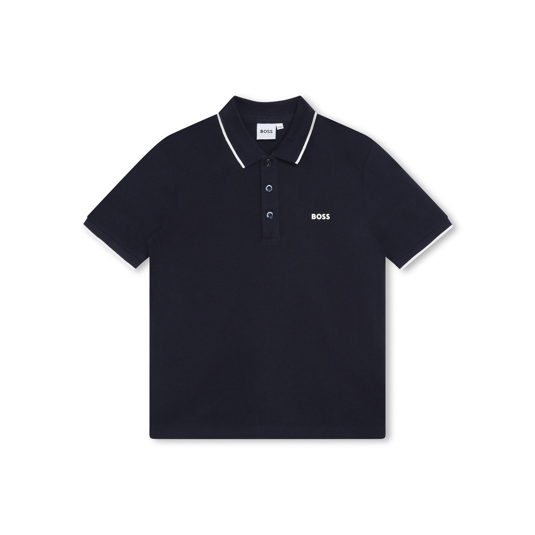Boss Polo majica J25P26 S Mornarsko modra Regular Fit