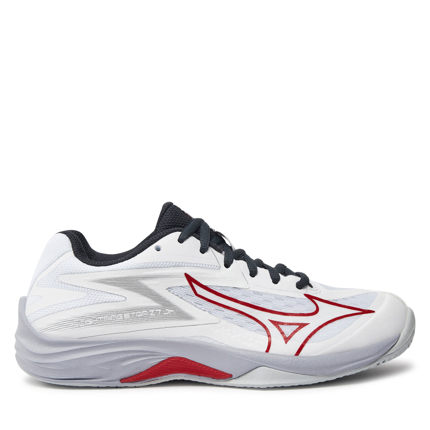 Chaussures pour sport en salle Mizuno Lightning Star Z7 Jr V1GD2303 Blanc