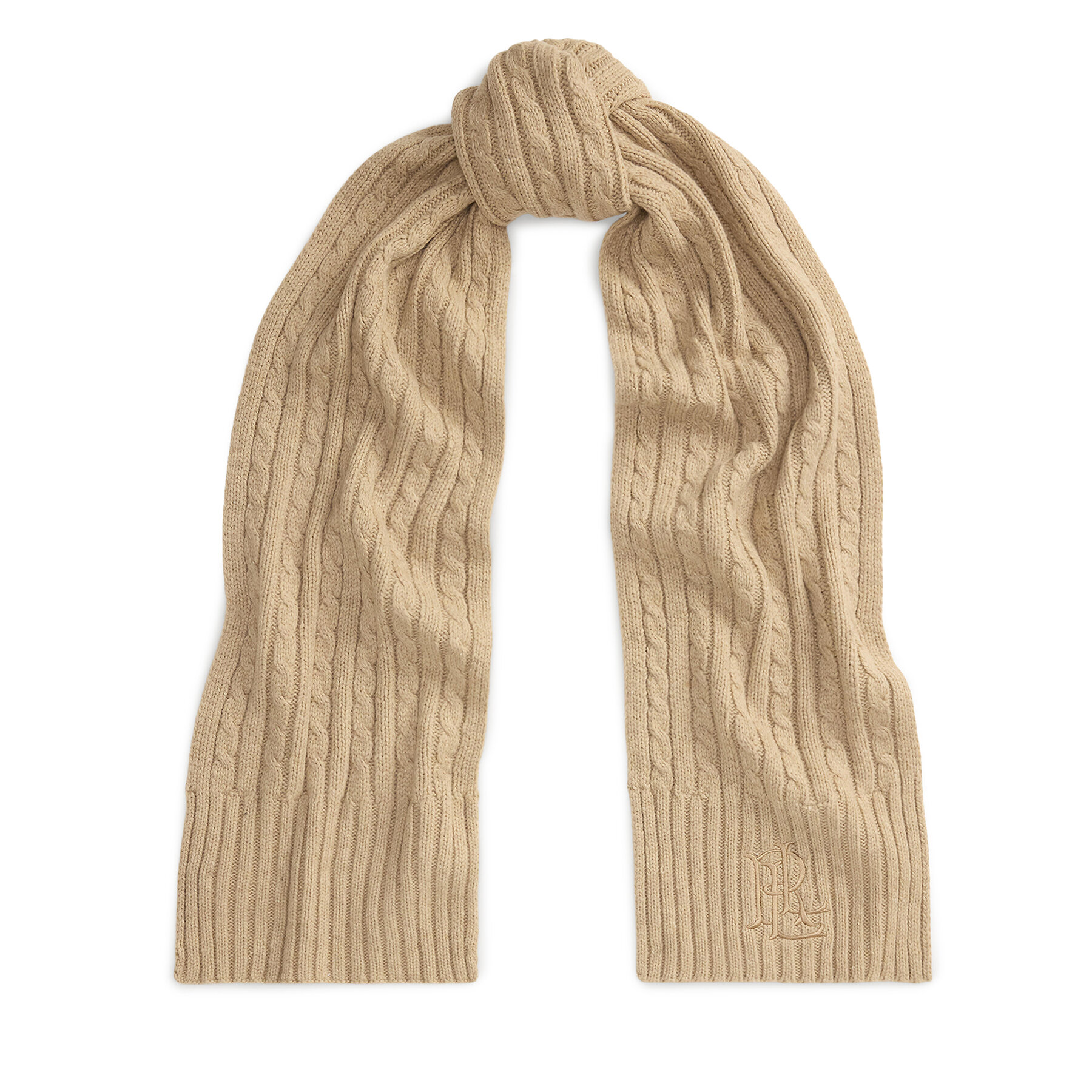 Šal LAUREN RALPH LAUREN 454P23506001 Temno bež