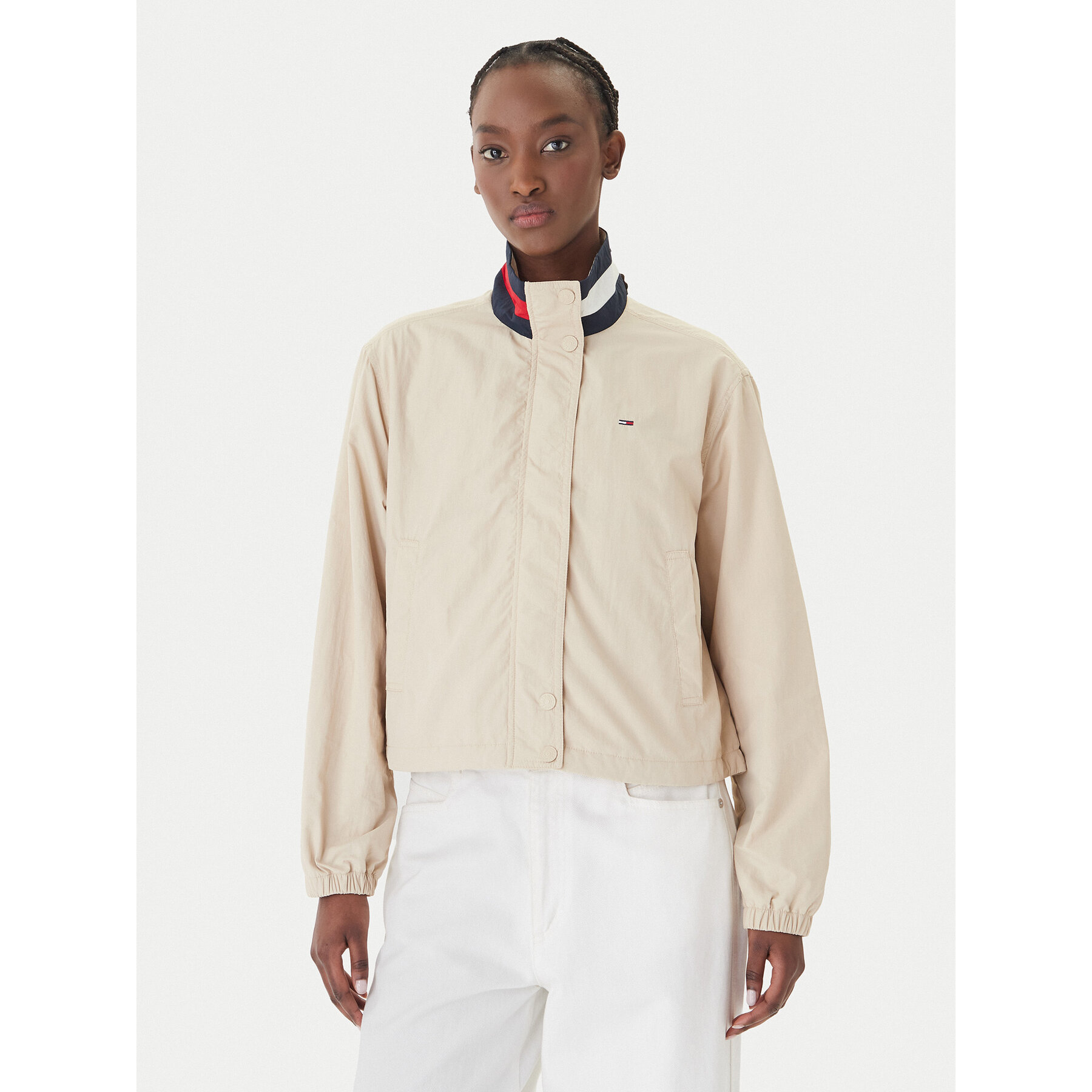 Tommy Jeans Übergangsjacke Essential DW0DW20439 Beige Regular Fit