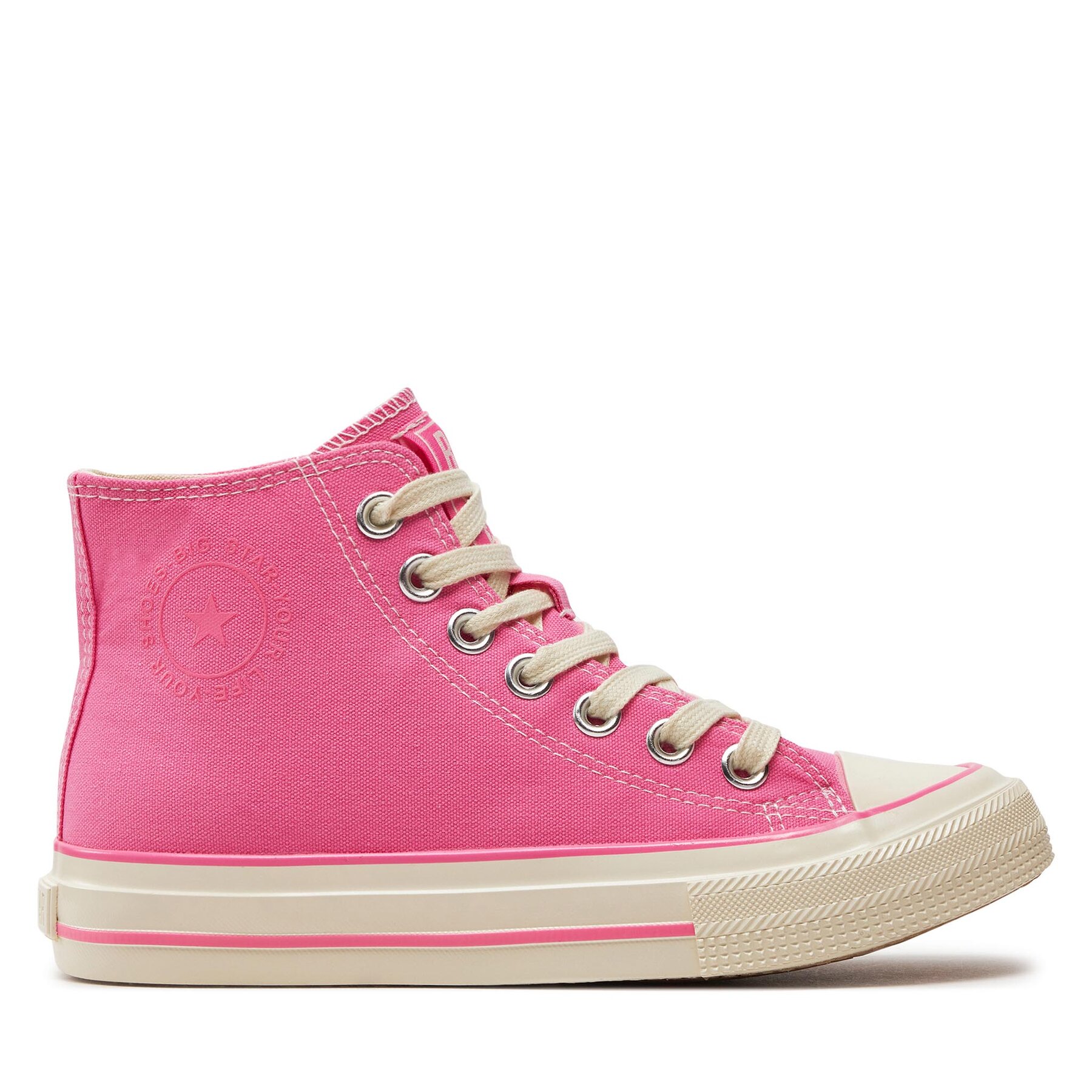 Damskie Trampki Big Star Shoes, Rozmiar 36 Różowy NN274282