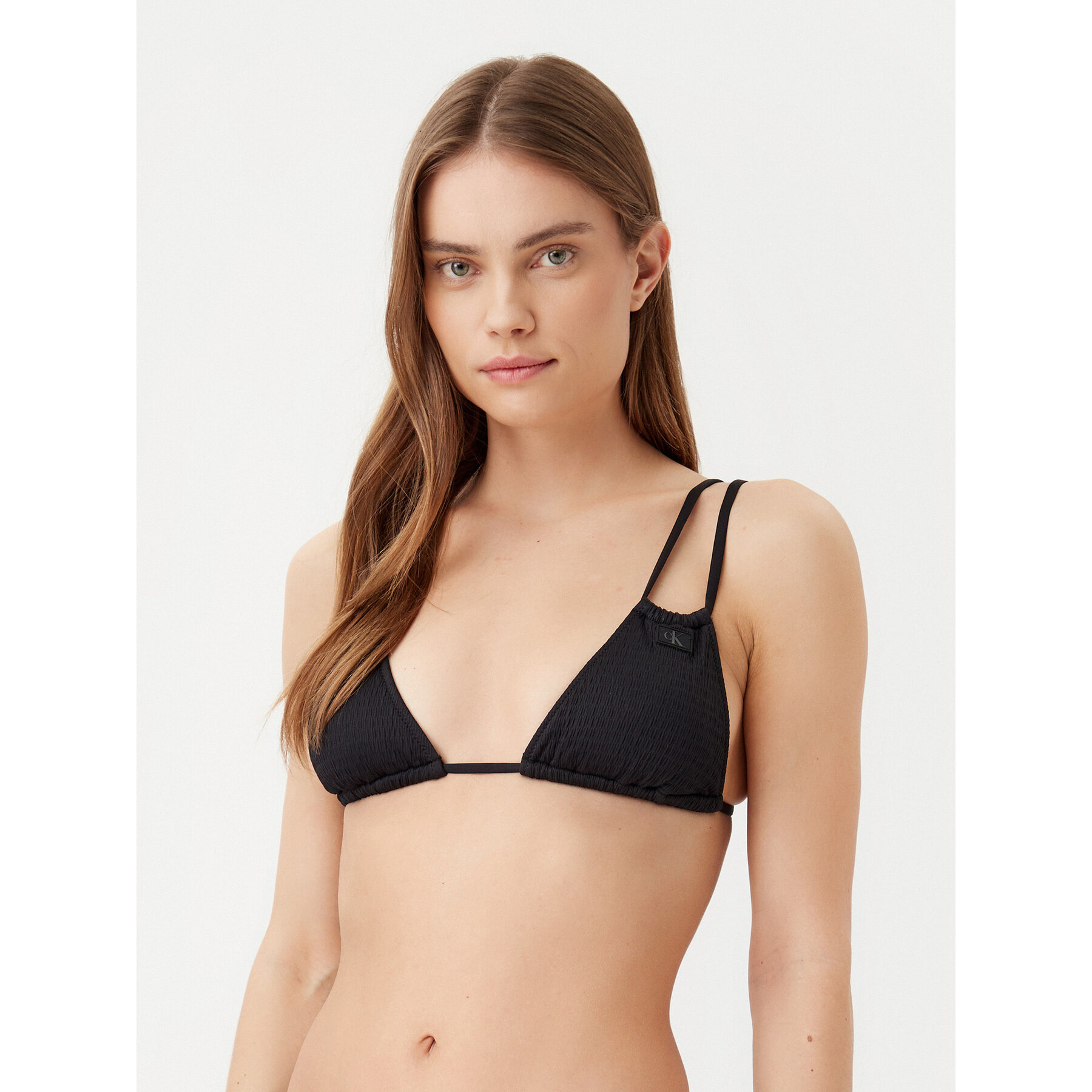 Calvin Klein Swimwear Bikini-Oberteil KW0KW02727 Schwarz
