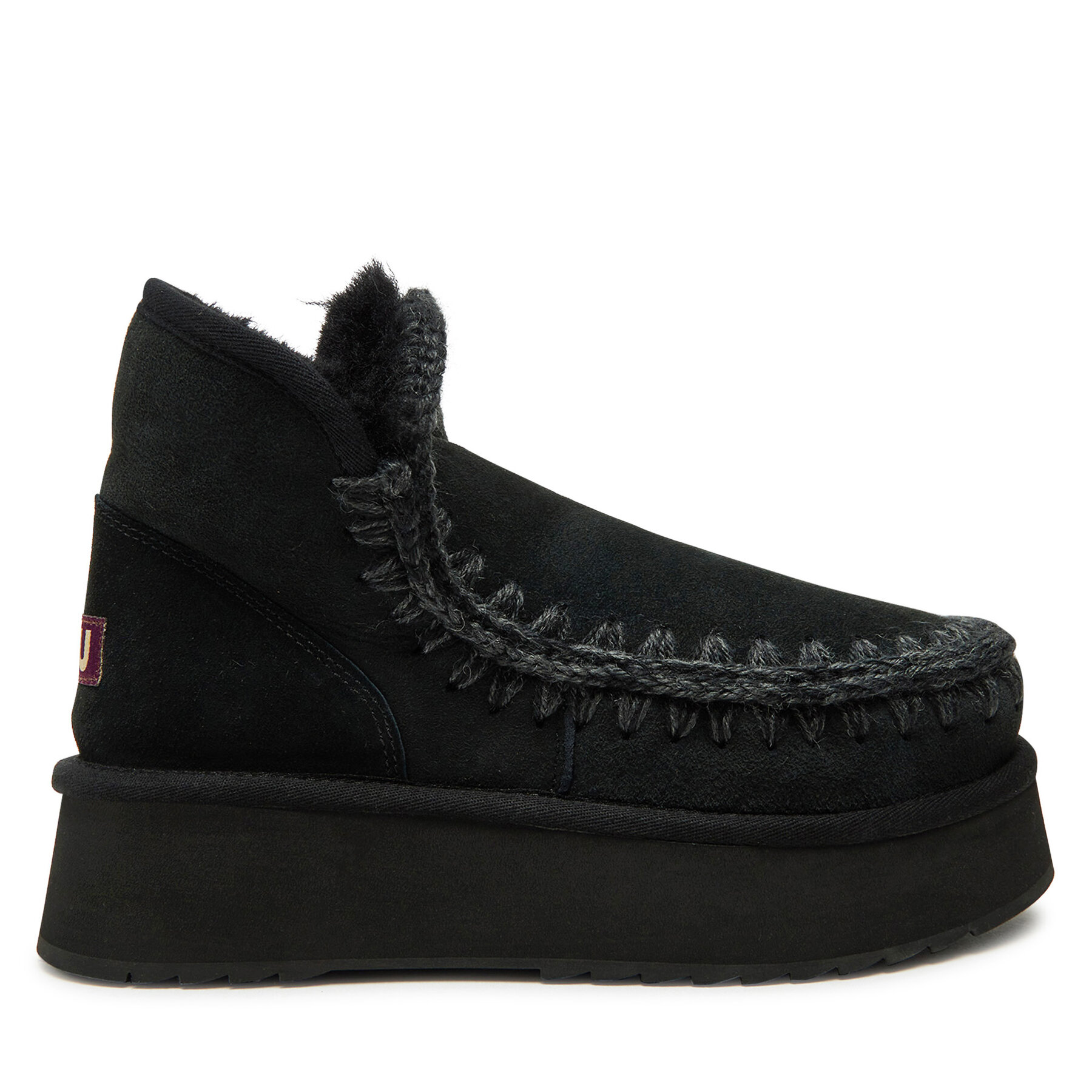 Dámske Snehule Mou, Rozmer: 41, Čierna, Mini Eskimo Platform Boot FW681000A