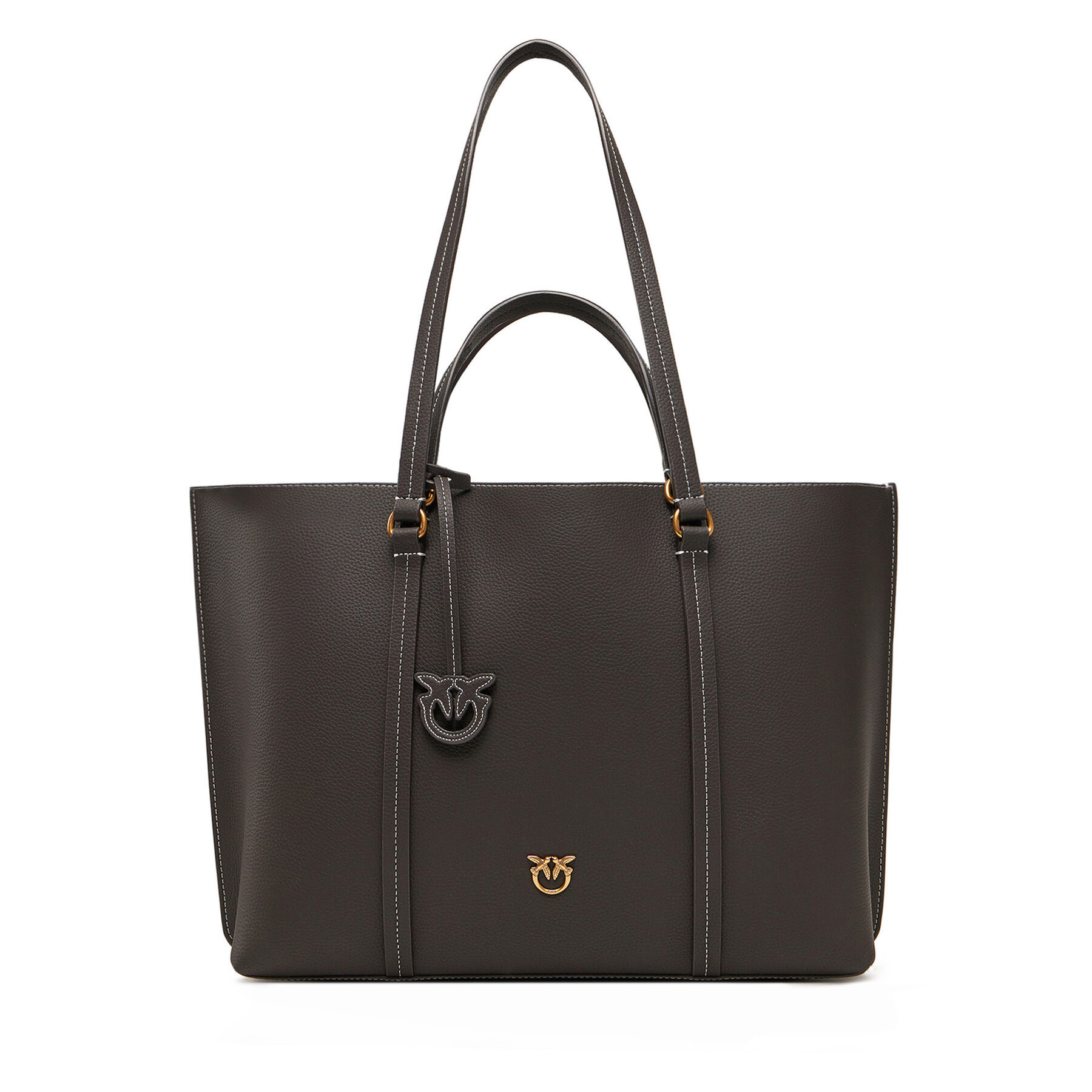 Kabelka PINKO Carrie Shopper Big AI 24-25 PLTT 102832 A1LF Hnedá