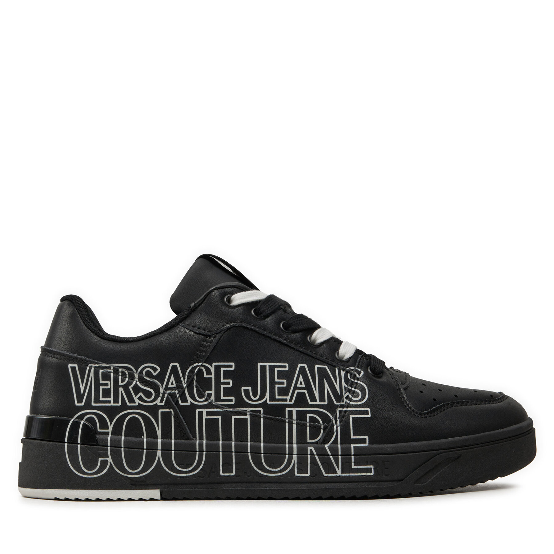 Herren Sneakers Versace Jeans Couture, Schuhgröße 43, Schwarz, Starlight 77YA3SJ5