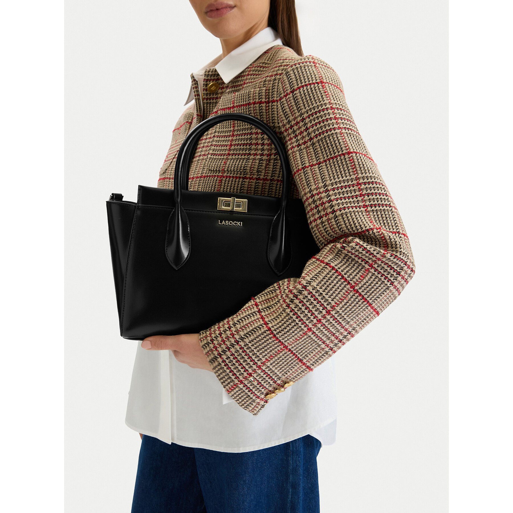Ročna torba Lasocki CEO-LSK-L-020-09 Črna