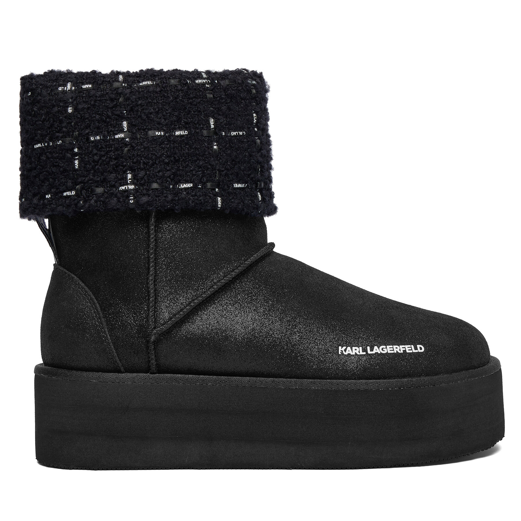 Cizme de zăpadă KARL LAGERFELD Thermo KL48552 Negru