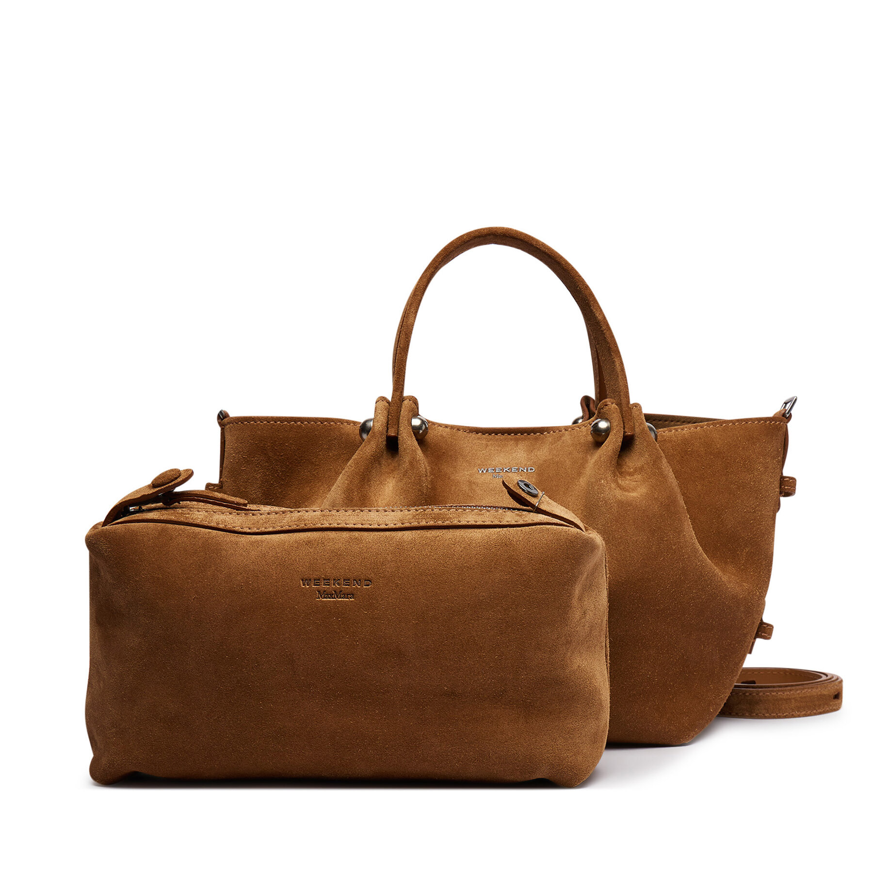 Дамска чанта Weekend Max Mara Wkario 2625516175 Кафяв