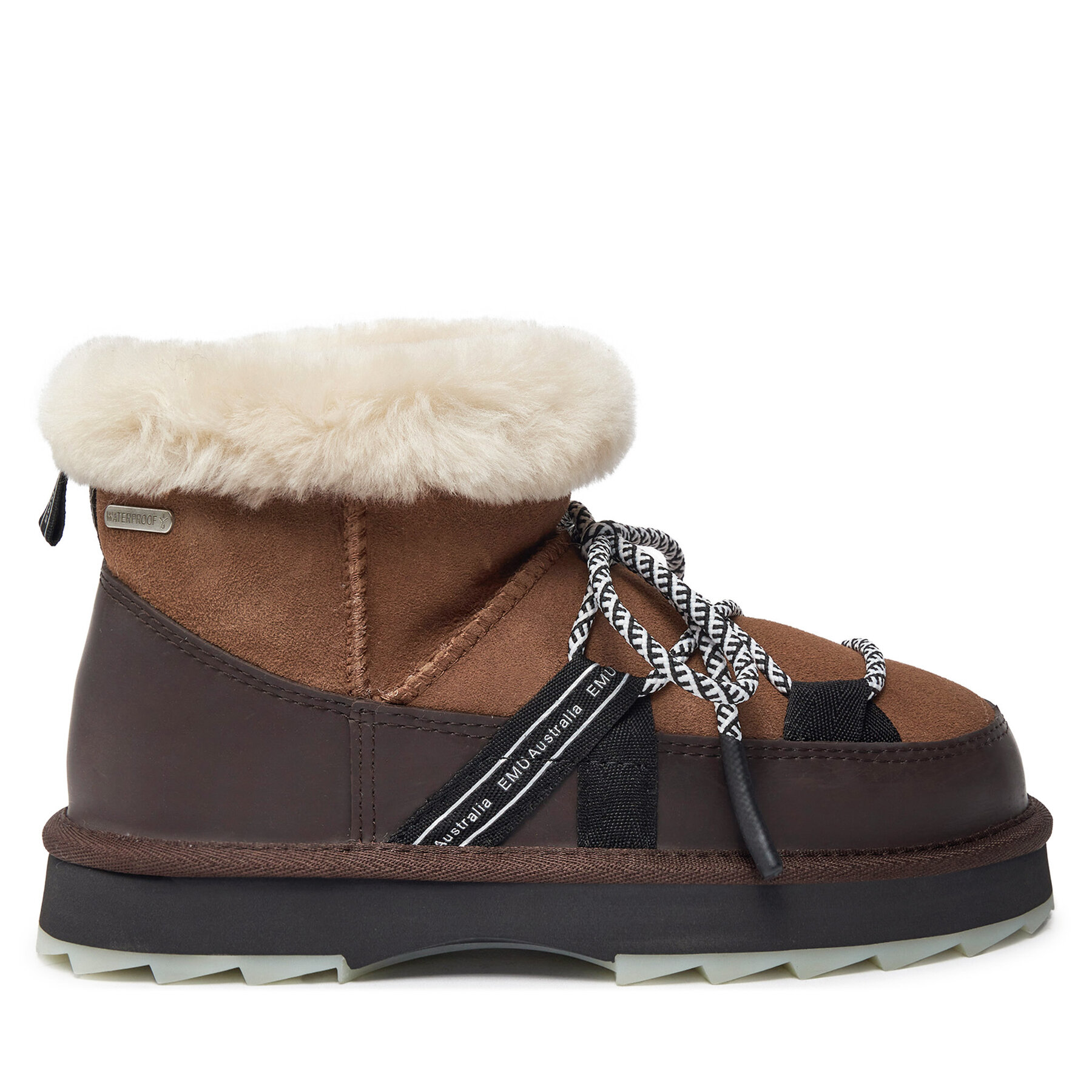 EMU Australia Μπότες Χιονιού EMU Australia Blurred Micro W13129 Καφέ