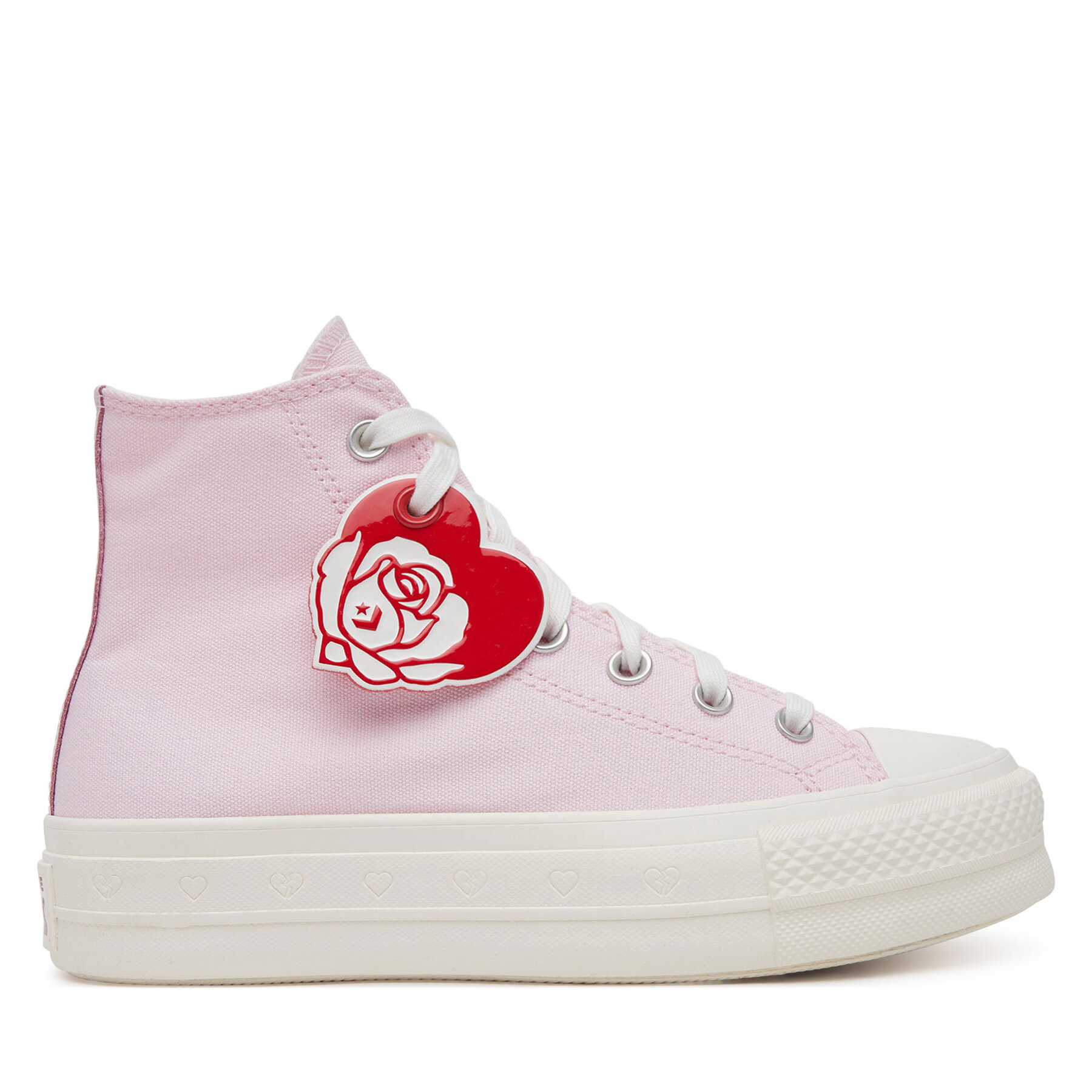 Teniși Converse Chuck Taylor All Star Lift Platform Hearts A13652C Roz
