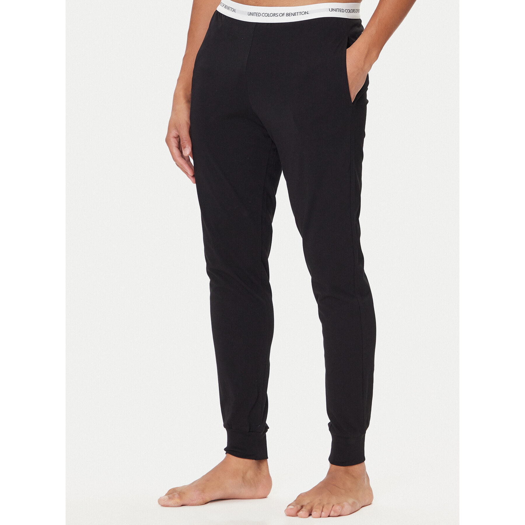 United Colors Of Benetton Pantalone del pigiama 30964F00V Nero Regular Fit