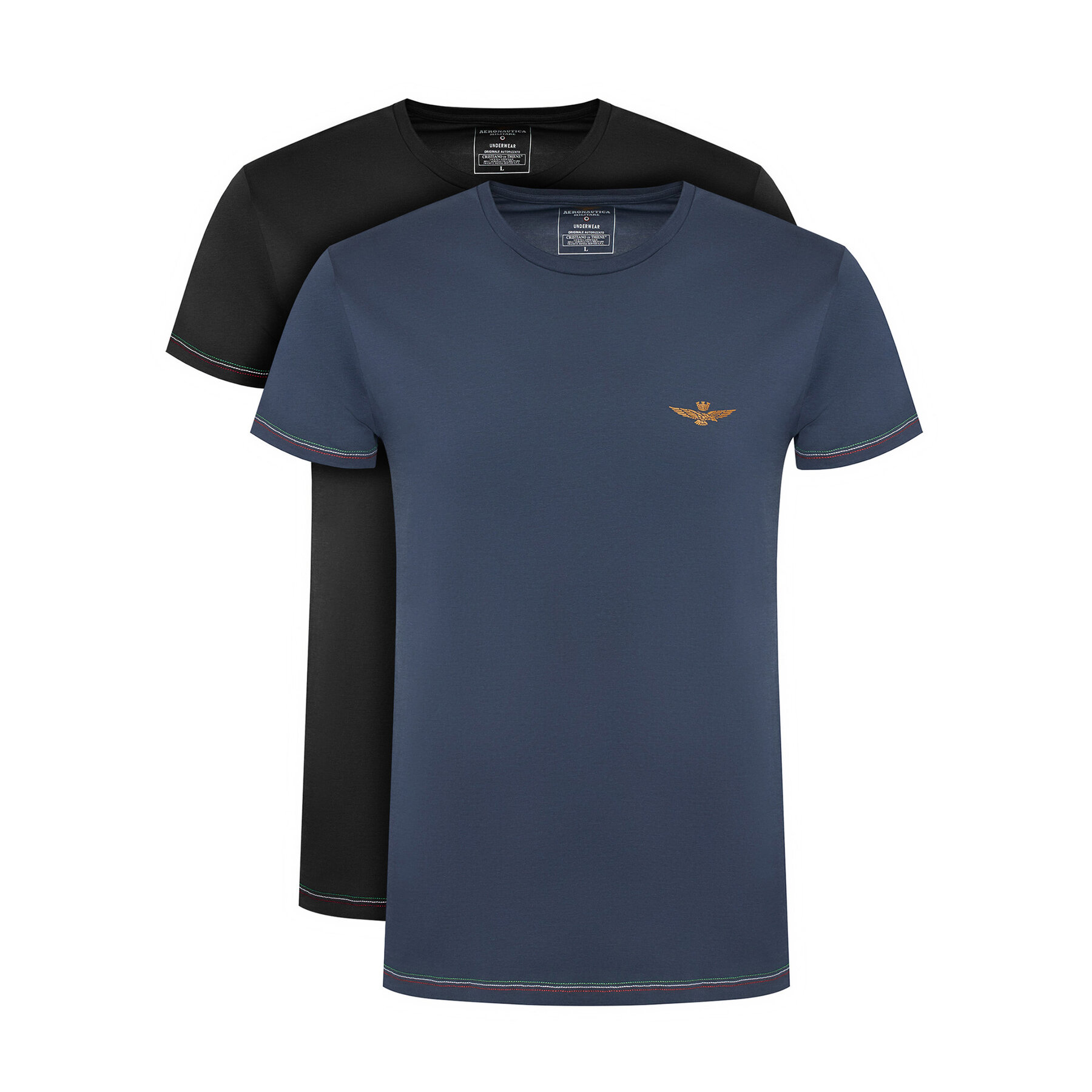 Aeronautica Militare Set di t-shirt AM1UTI003B Multicolore Slim Fit