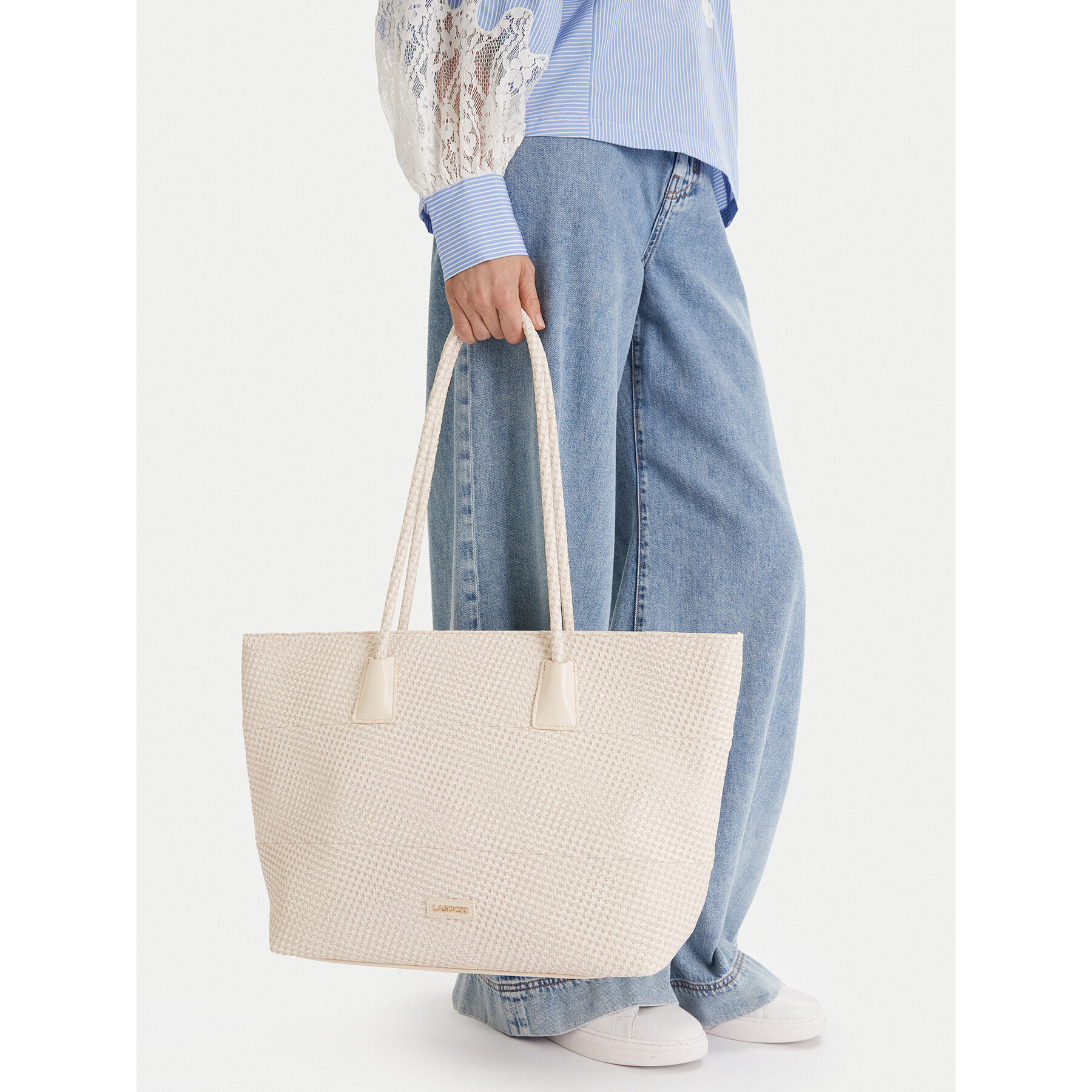 Дамска чанта Lasocki CEO-LSK-L-005-09 Екрю