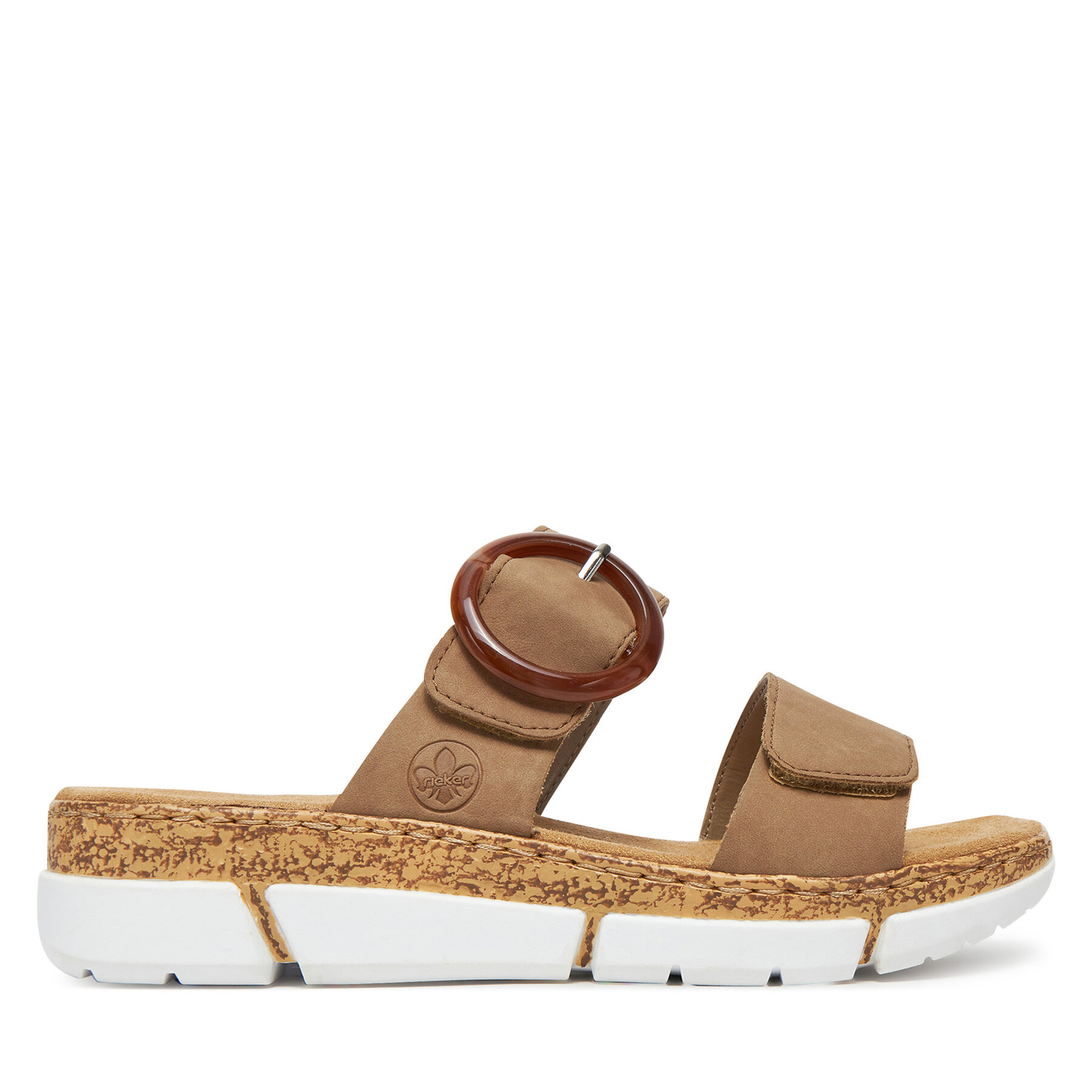 Papucs Rieker V2392-62 Bézs